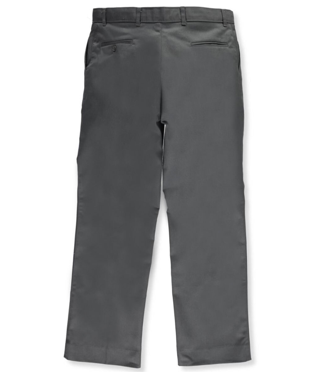 Rifle Big Boys’ Husky Flat Front Pants (Husky Sizes) – gray, 36h