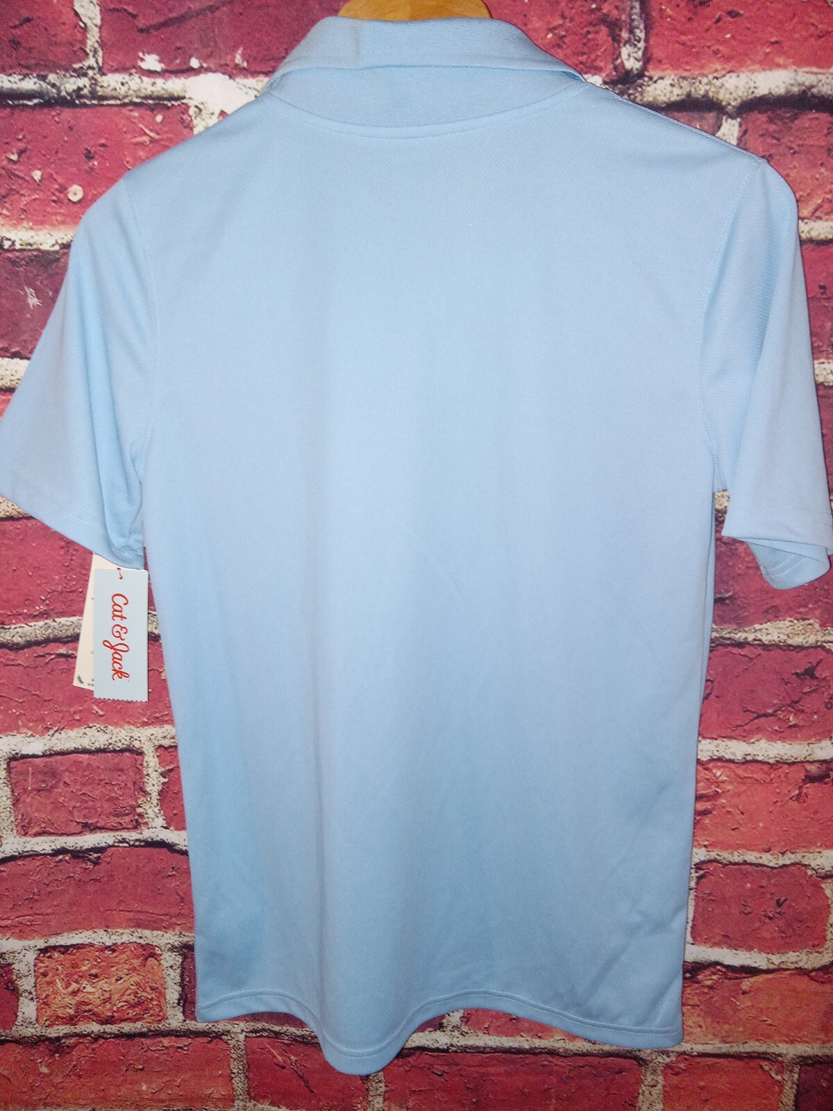 Cat & Jack Boys Size XL School Uniforms Polo Shirts New With Tags Light Blue