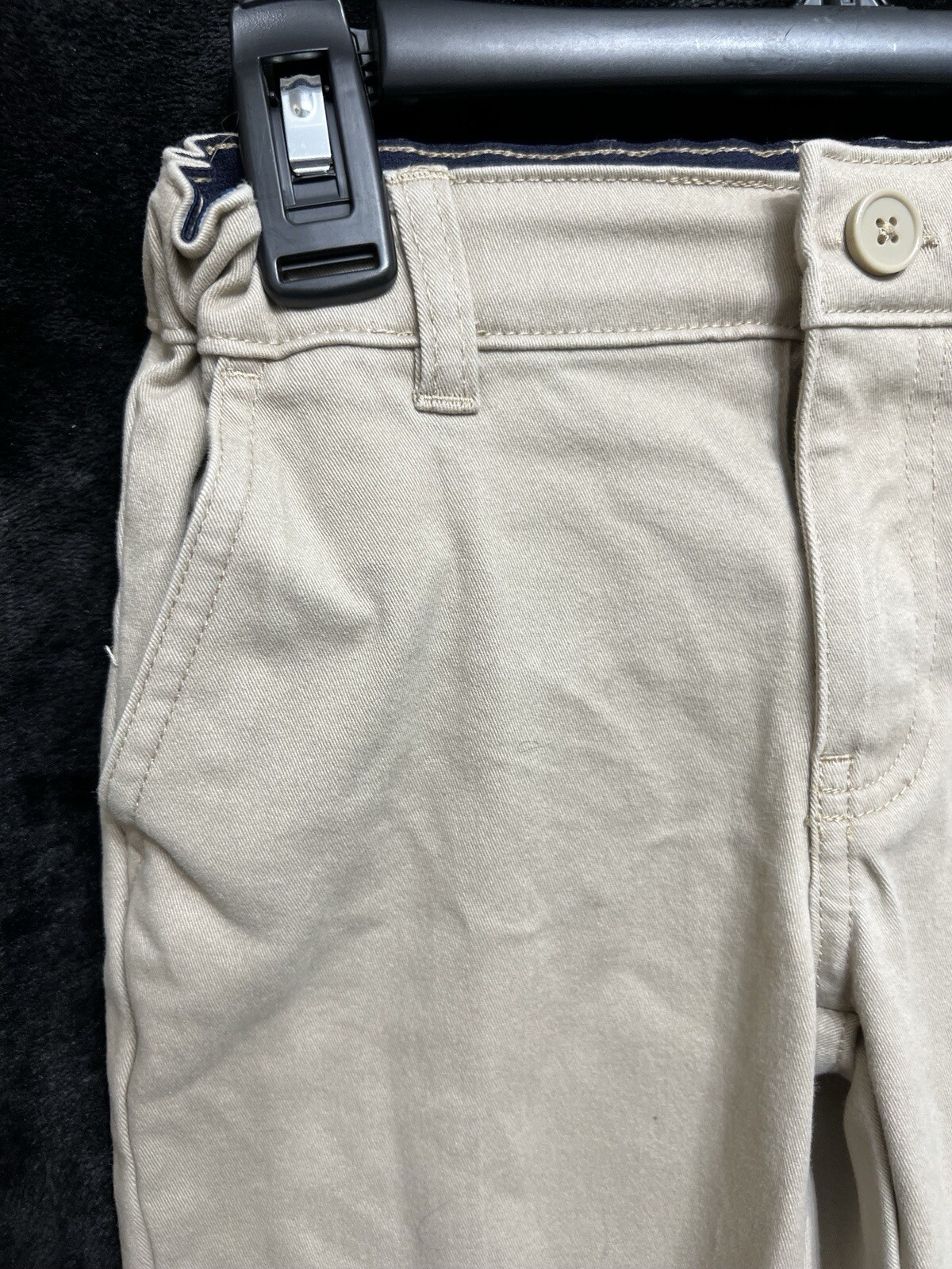 French Toast Boys Sz 6 Adjustable Waist Straight Fit Uniform Pants Khaki Tan