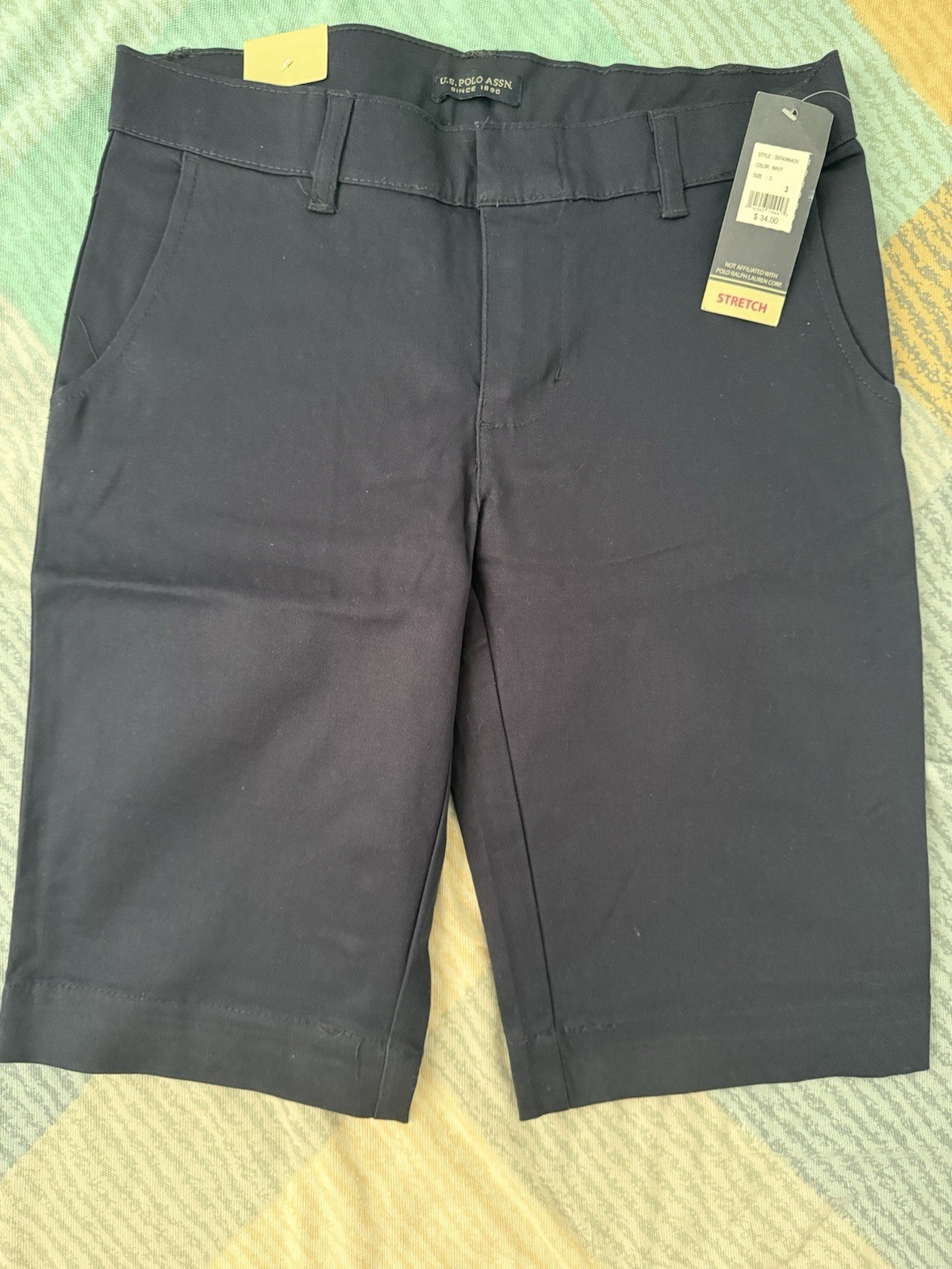School uniform shorts navy blue Size 3