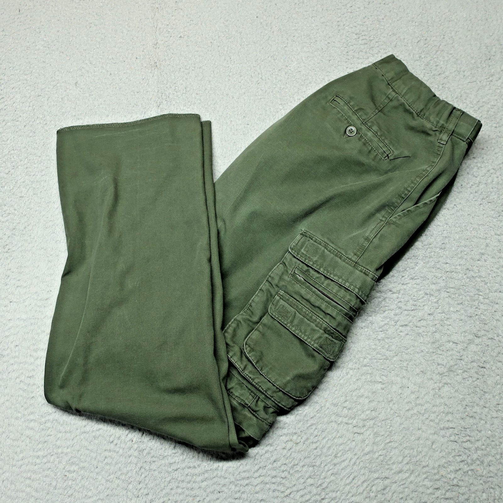 Boy Scouts of America Cargo Pants Boys Youth 32 Olive Green Convertible Uniform