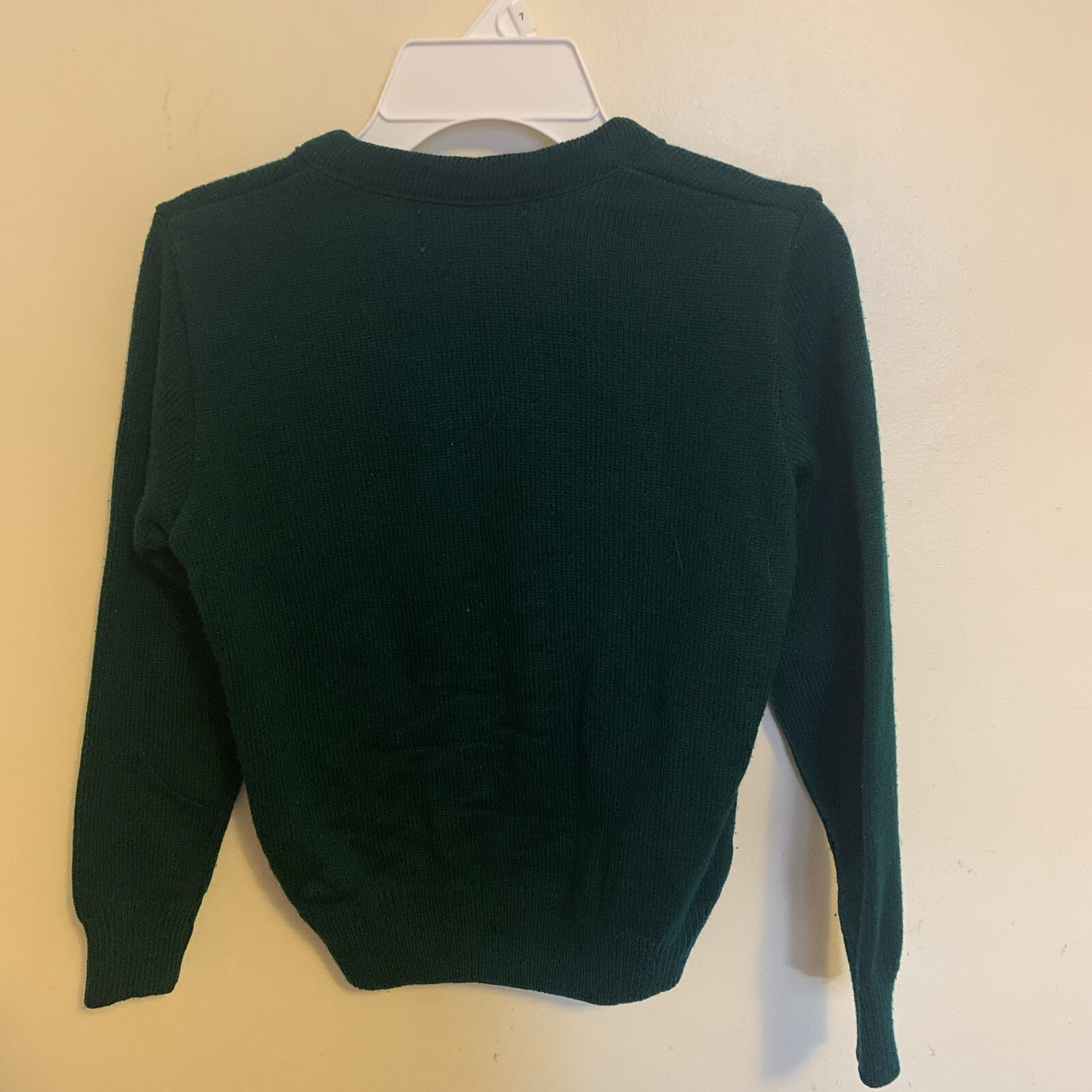Flynn O’Hara Uniforms Boys V – Neck Pullover Sweater Size YS (6- 8 Years) Green