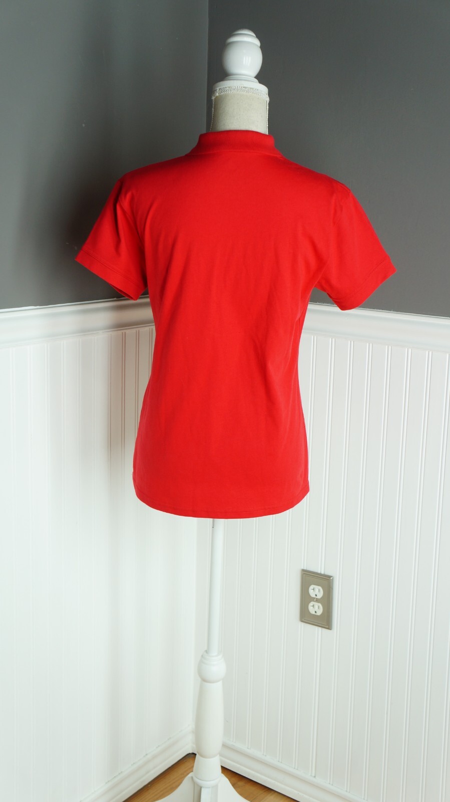 NEW Dennis uniform short sleeve jersey polo red YS Juniors AS (5-6) school