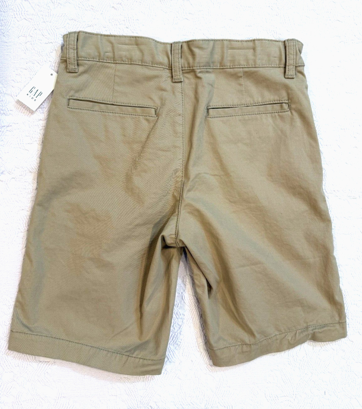 NWT Gap Boys Kids Uniform Khaki Shorts Size 14 Slim