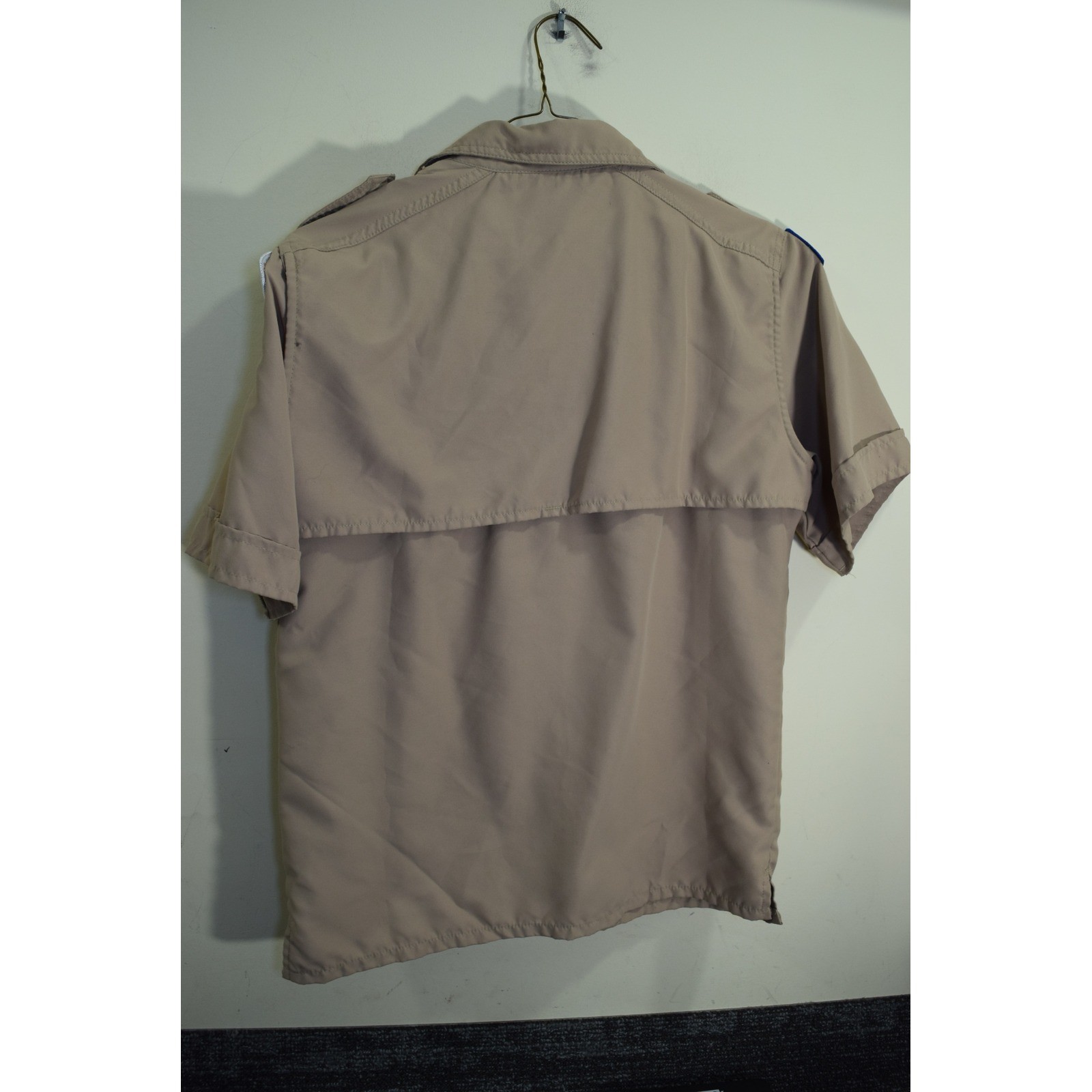Boy Scout Official Uniform VENTED Shirt BOYS L + BONUS DC NCAC Webelos Quick Dry
