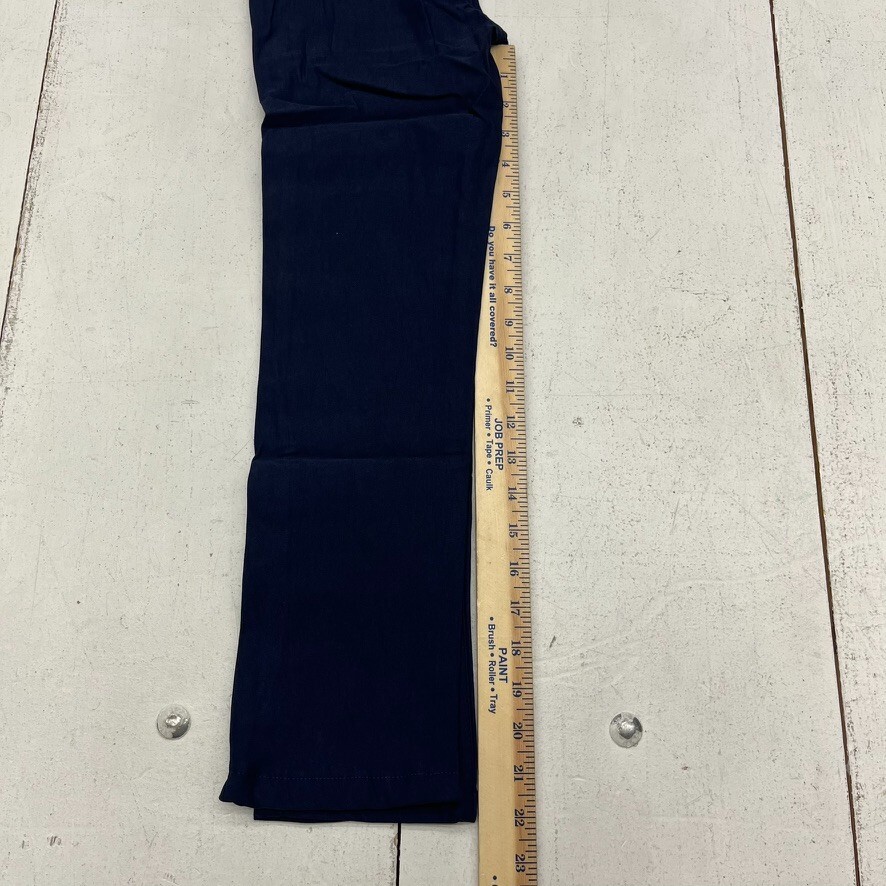 School Approved Uniform Dark Blue Super Stretch Khaki Pants Boys Size 8 NEW