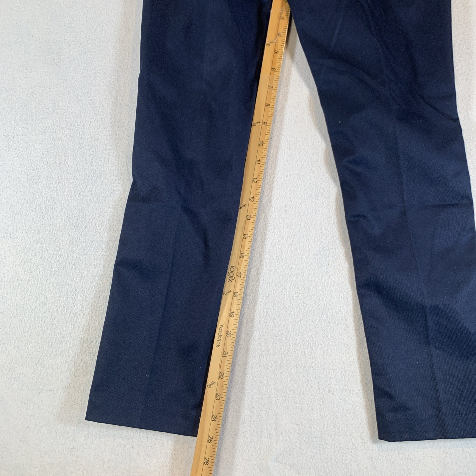 Approved School Uniform Pants Boys Size 12 Blue Slim Fit Double Knee NWT