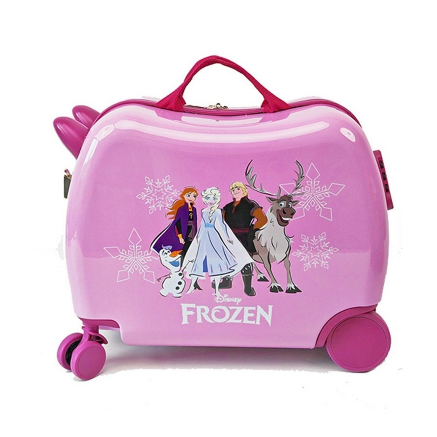 Disney Frozen Small Ride-On Hard Suitcase Pink