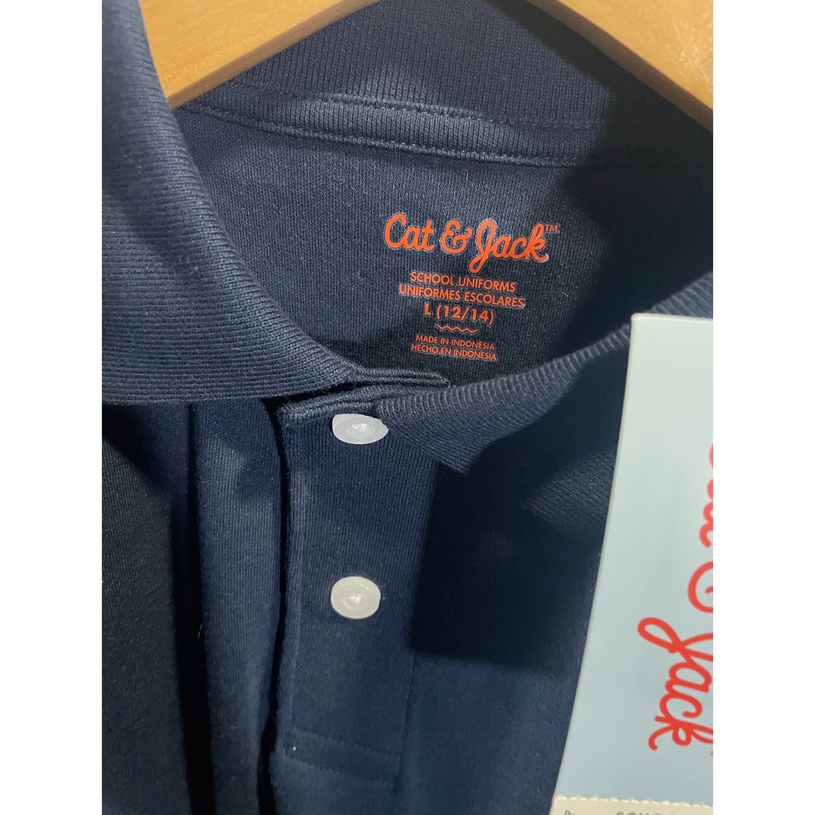 Cat & Jack The Childrens Place Polo Shirts Kids L 10-14 Multicolor School Unifor