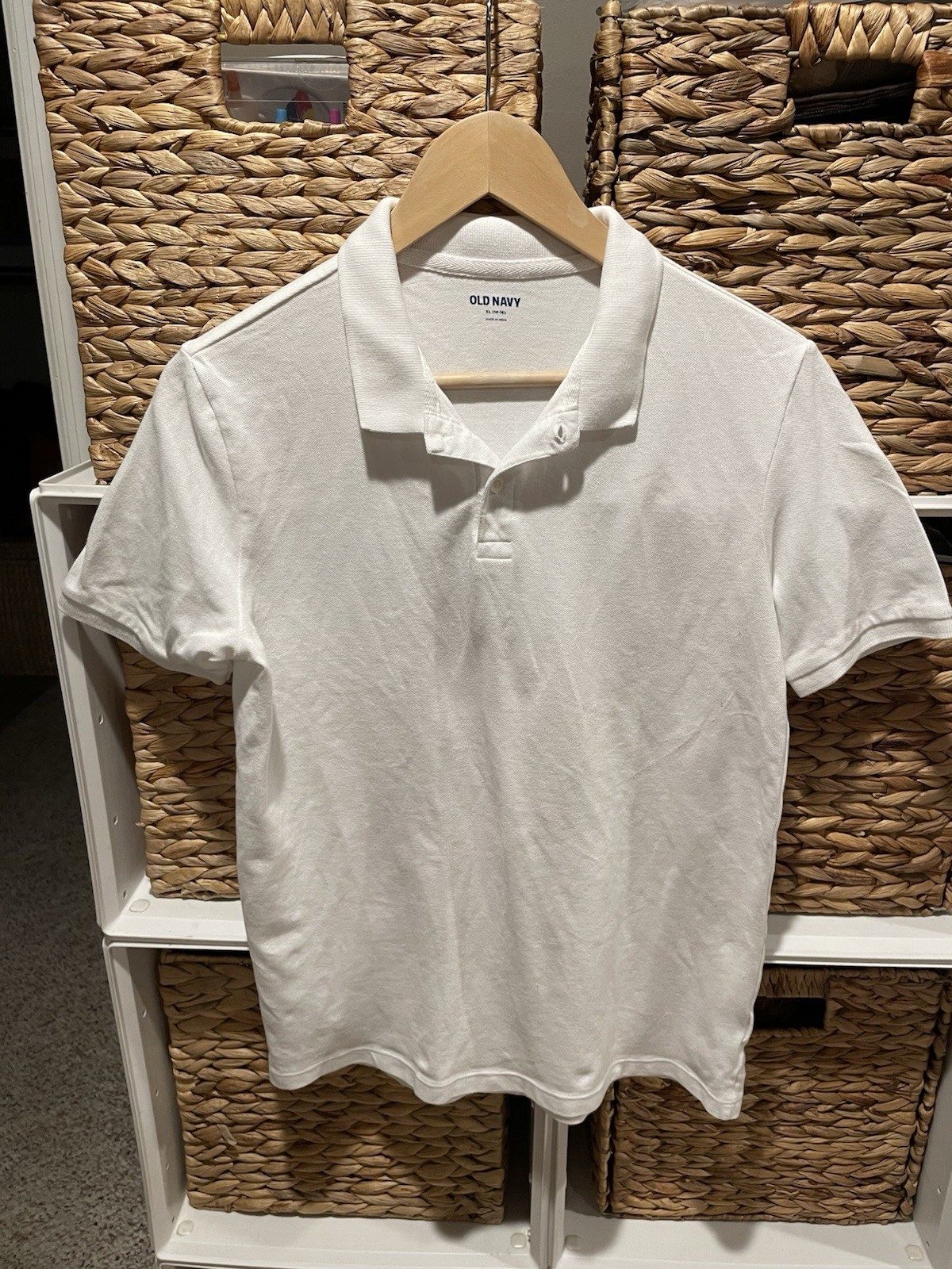 Boys Classic Polo Shirts-Back to School Collared Uniform Shirts-Size 14/16