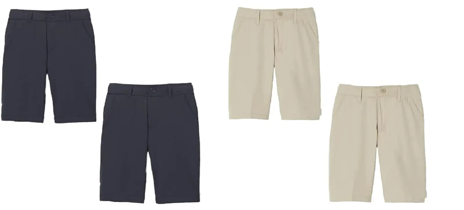French Toast Youth Boy’s Performance Uniform Shorts, 2-Pack NEW