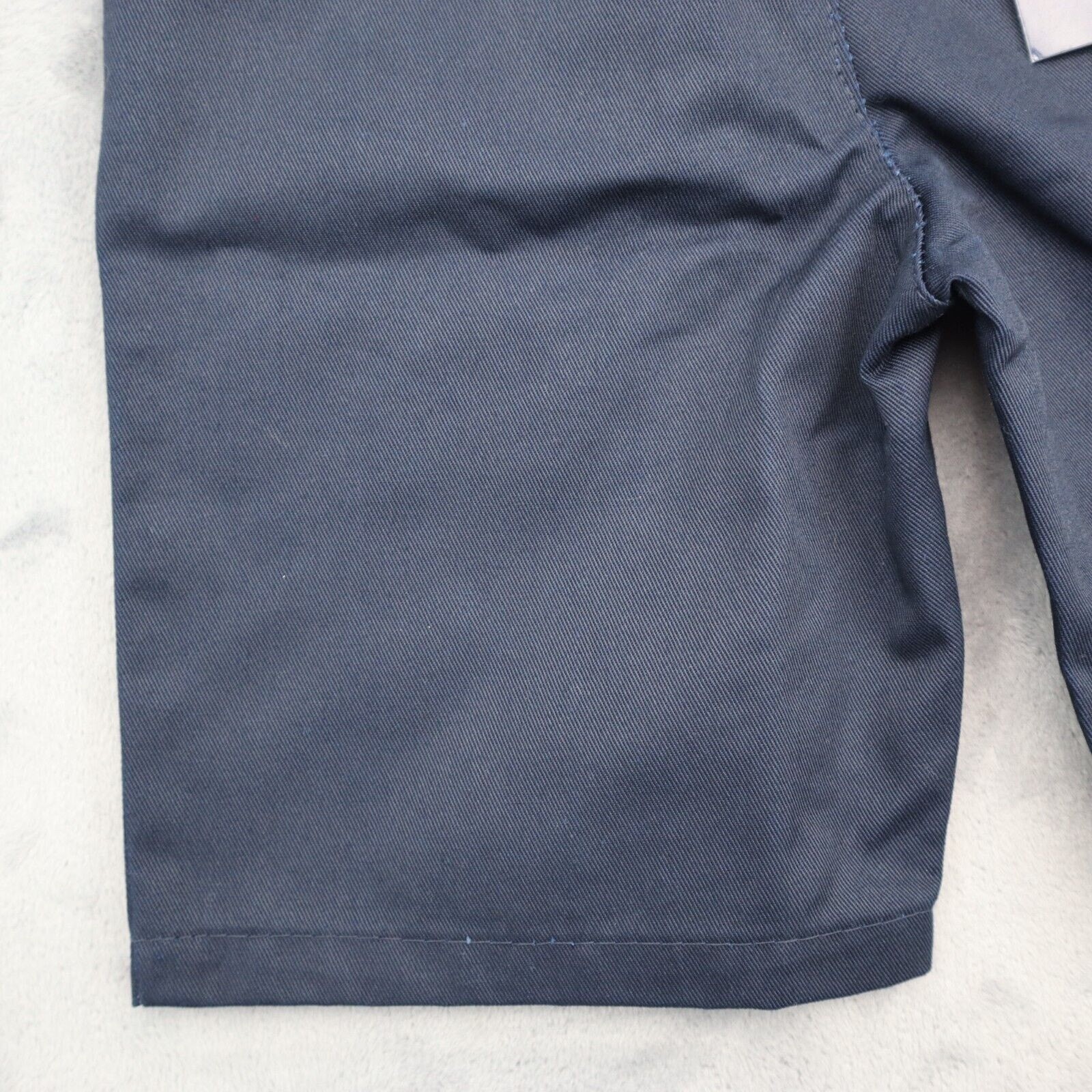 American School Uniform Shorts Boys 5 Blue Adjustable Elastic Waist Button