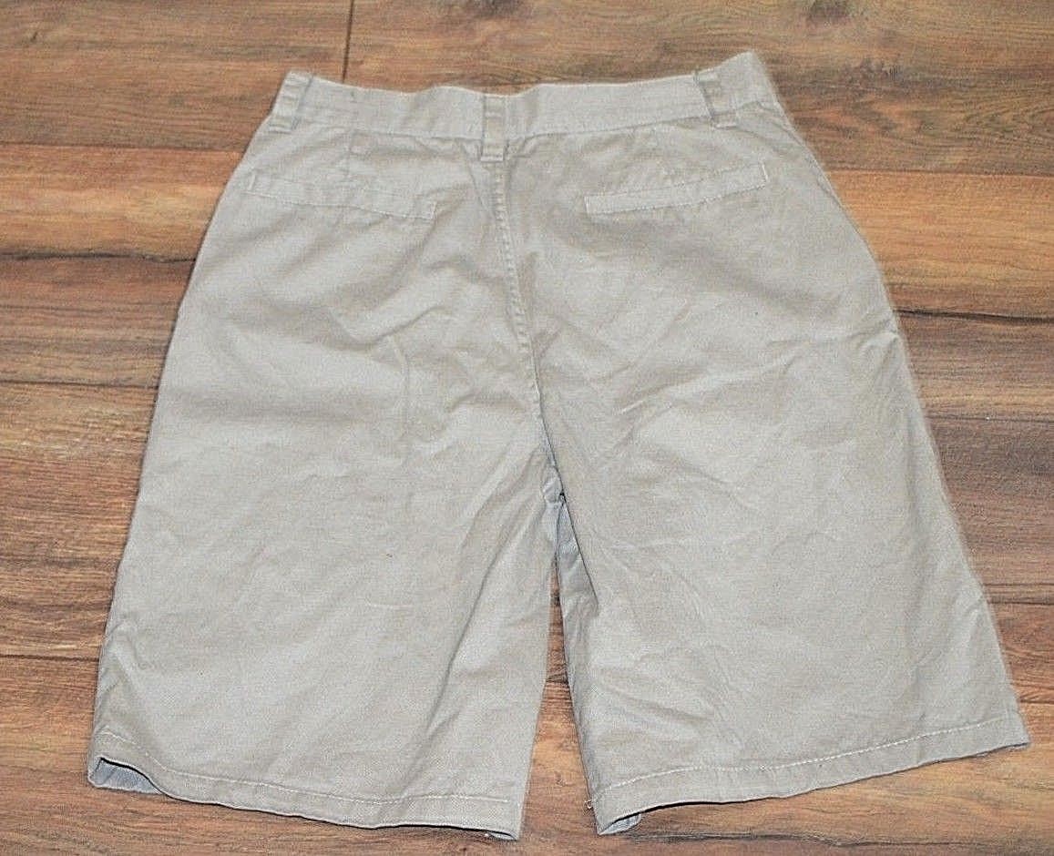 Boys Zone One Khakis Shorts School Wear Size 14 Uniform Shorts