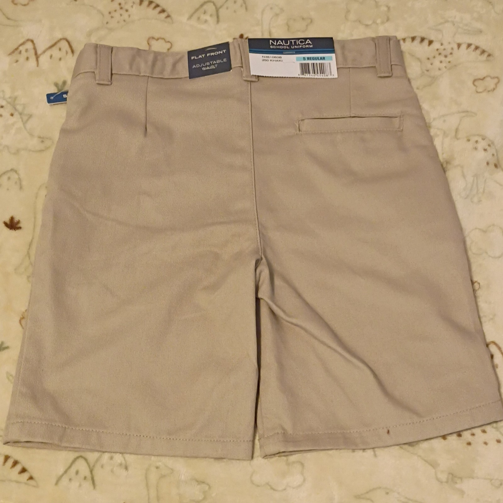 Nautica Boys Khaki Shorts 5 Regular Stretch N461606B