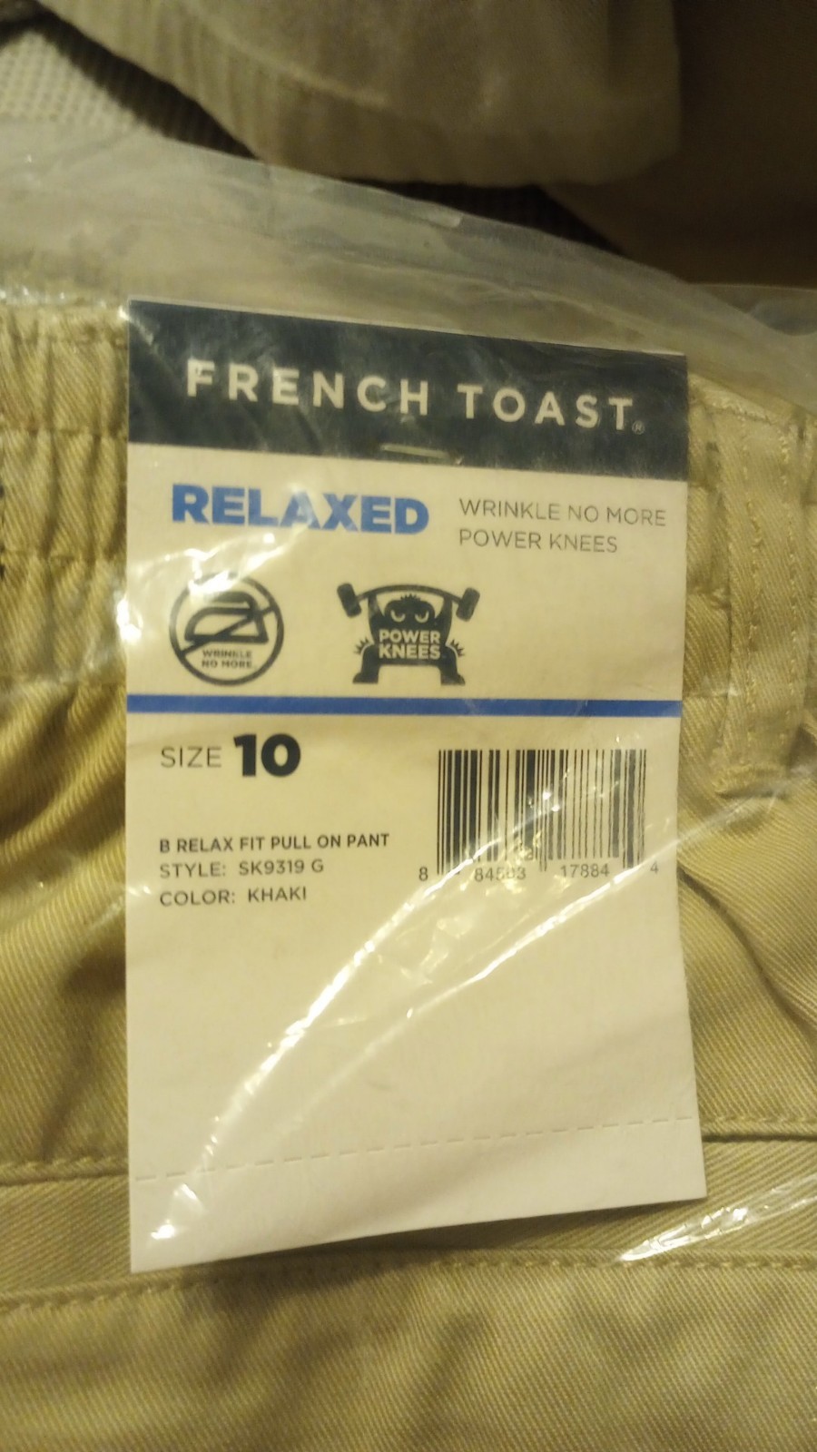 Boy’s French Toast Pull-On Relaxed Fit Pants Tan 10