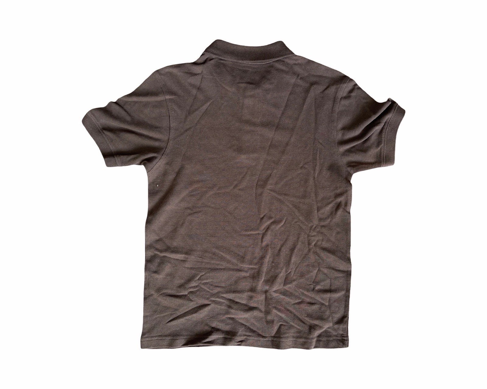 Old Navy Boys Brown Polo Shirt Youth L 10-12 Short Sleeve Uniform