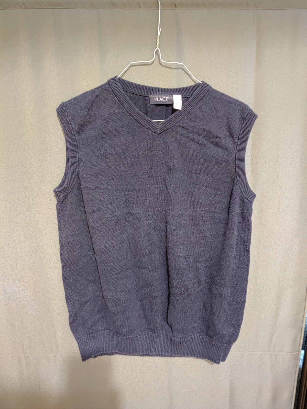Khaki Athletic Works crewneck sweatshirt/uniform Navy Blue children’s place vest