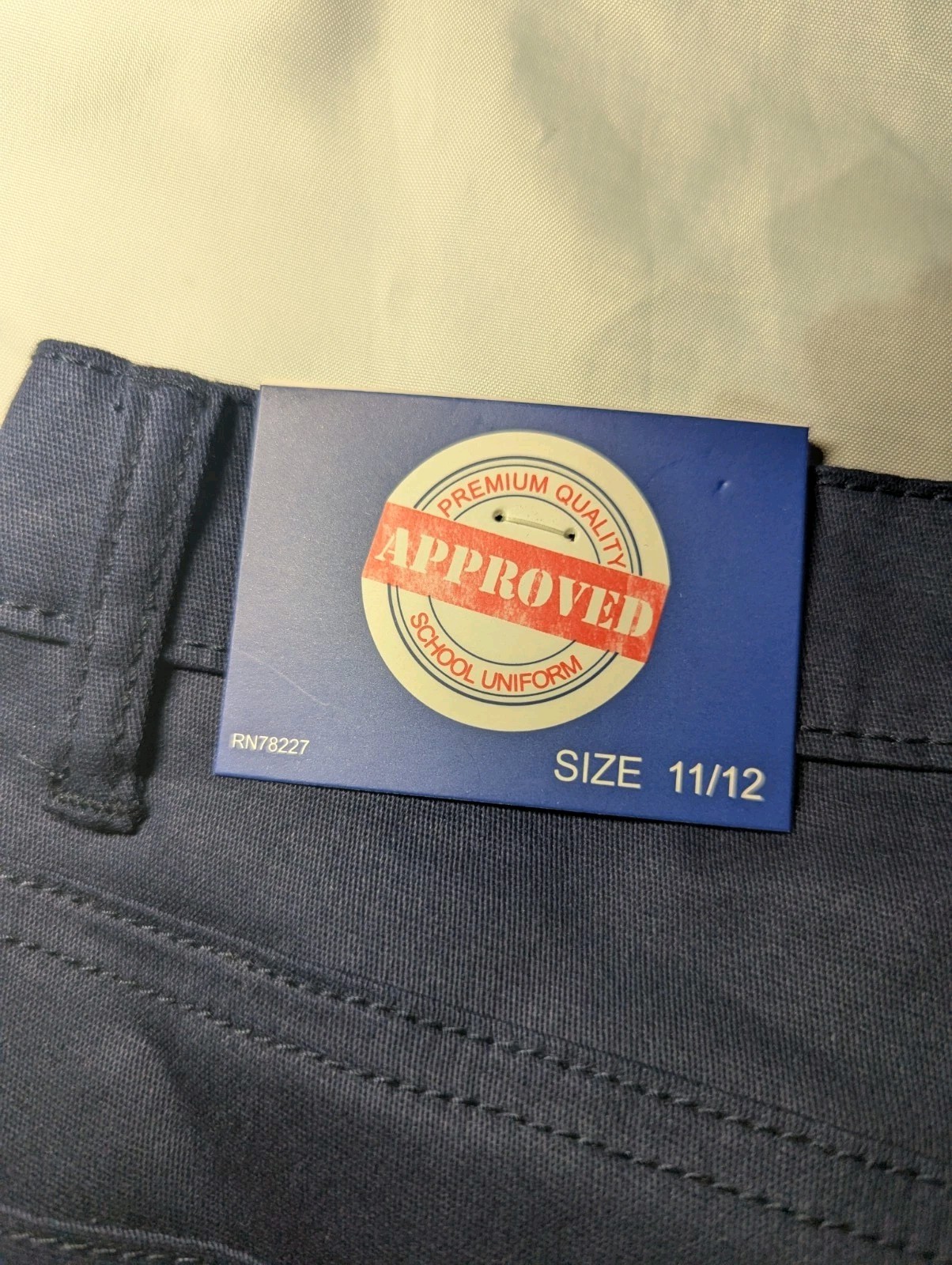 PREMIUM QUALITY School APPROVED Uniform Pants 4 WAY STRETCH Boy’s 11 – 12 Navy