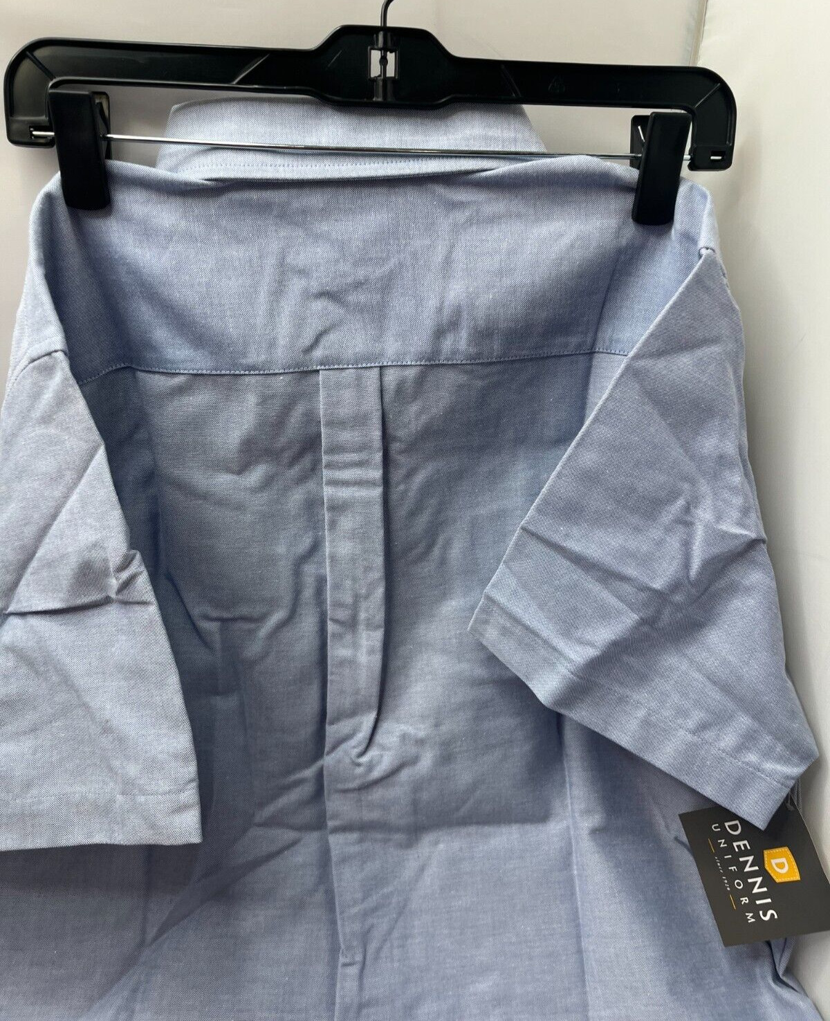 2pk DENNIS UNIFORM Unisex/Boys Oxford Short Sleeve Shirt, Blue Size Y20 Youth