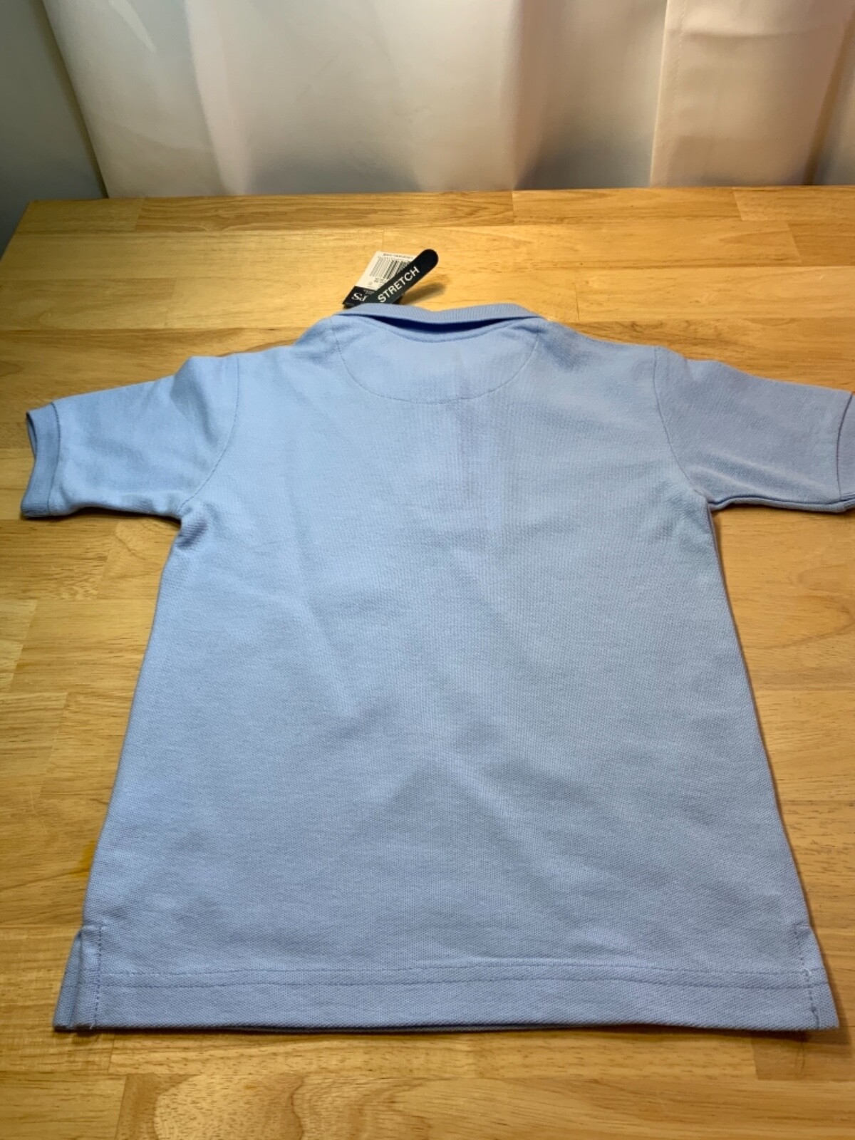 New Boy’s Chaps Approved Schoolwear Polo Shirt Sz 7 in Lt. Blue*