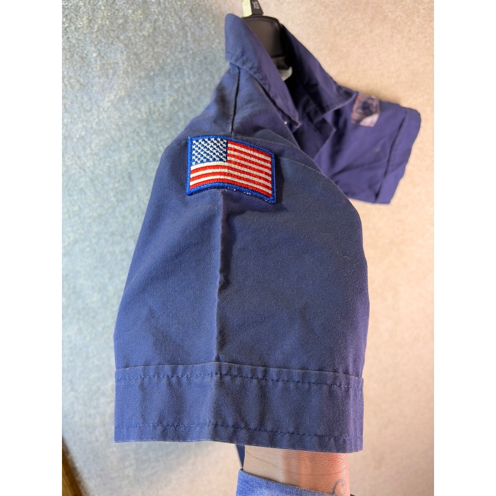 Boy Scouts of America Youth Medium Official Uniform Shirt Short Sleeve Blue