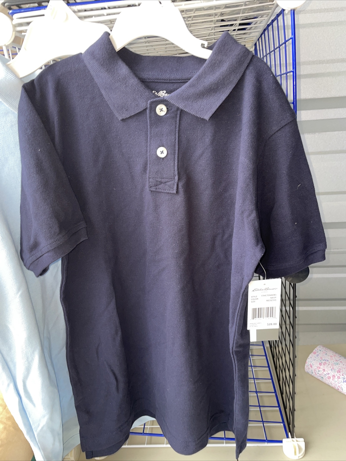 EDDIE BAUER SCHOOL UNIFORM SHORT SLEEVE POLO (2 PACK) – MULTI COLORS/SIZES –