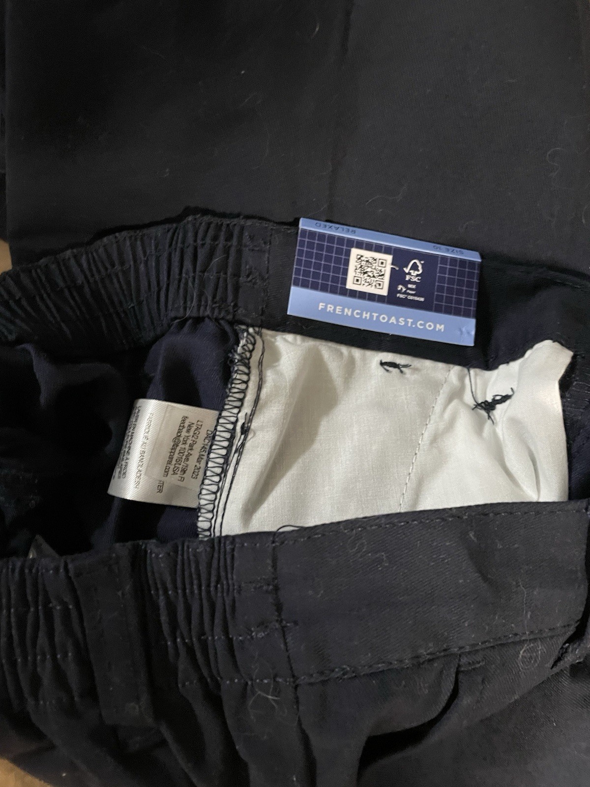 French Toast Boys Relaxed Fit Navy School Uniform Pants Size 10 NWT