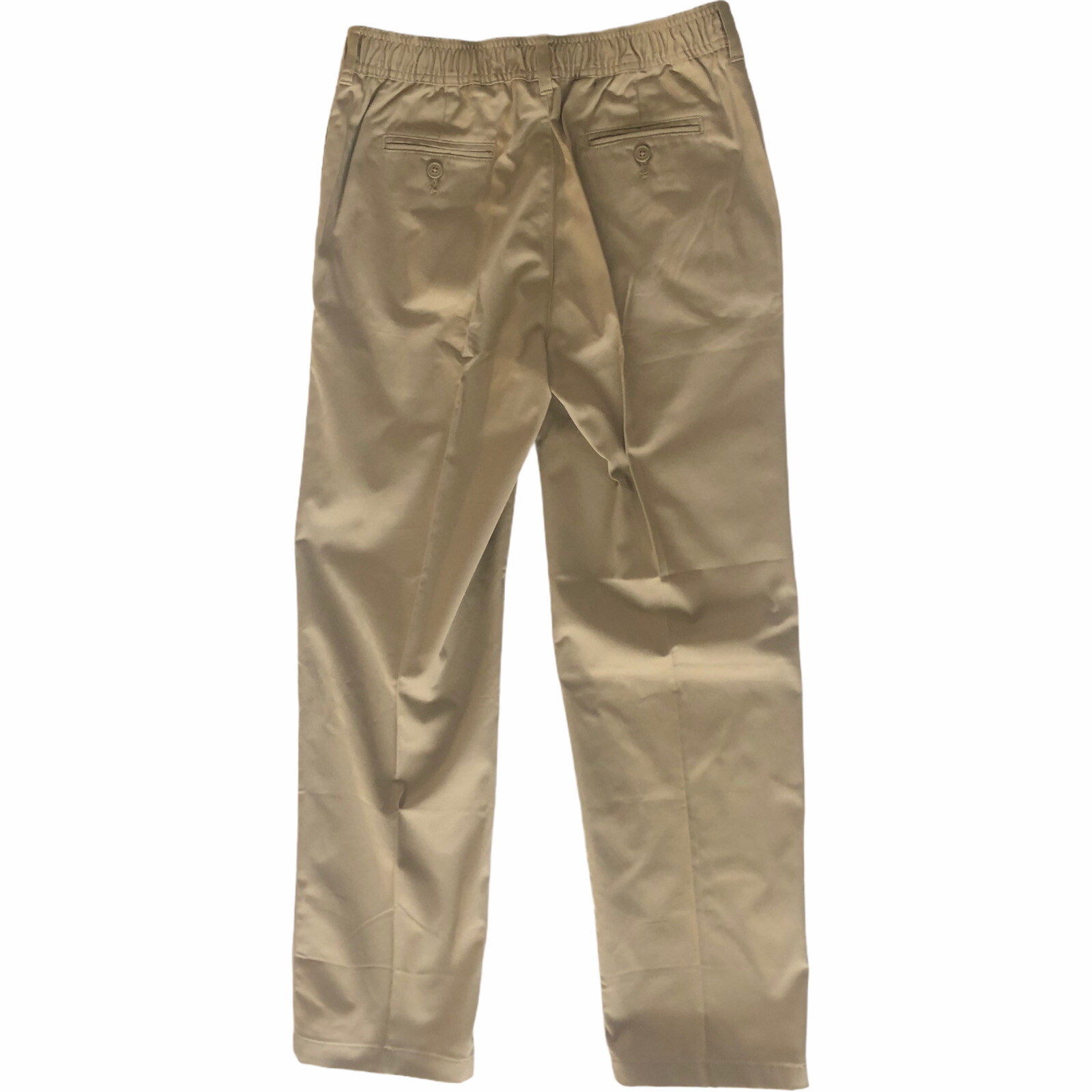 Lands End Boys Size 20 15-16 YRS Ins 28.5” Elastic Waist Chino Pants LOT #LE3J