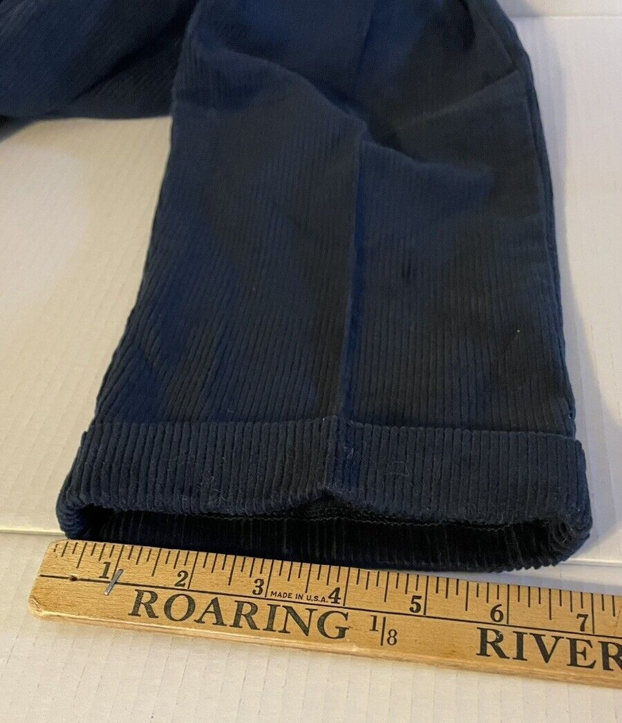 French Toast Corduroy Boy’s School Uniform Pants Size 14 Navy Blue New