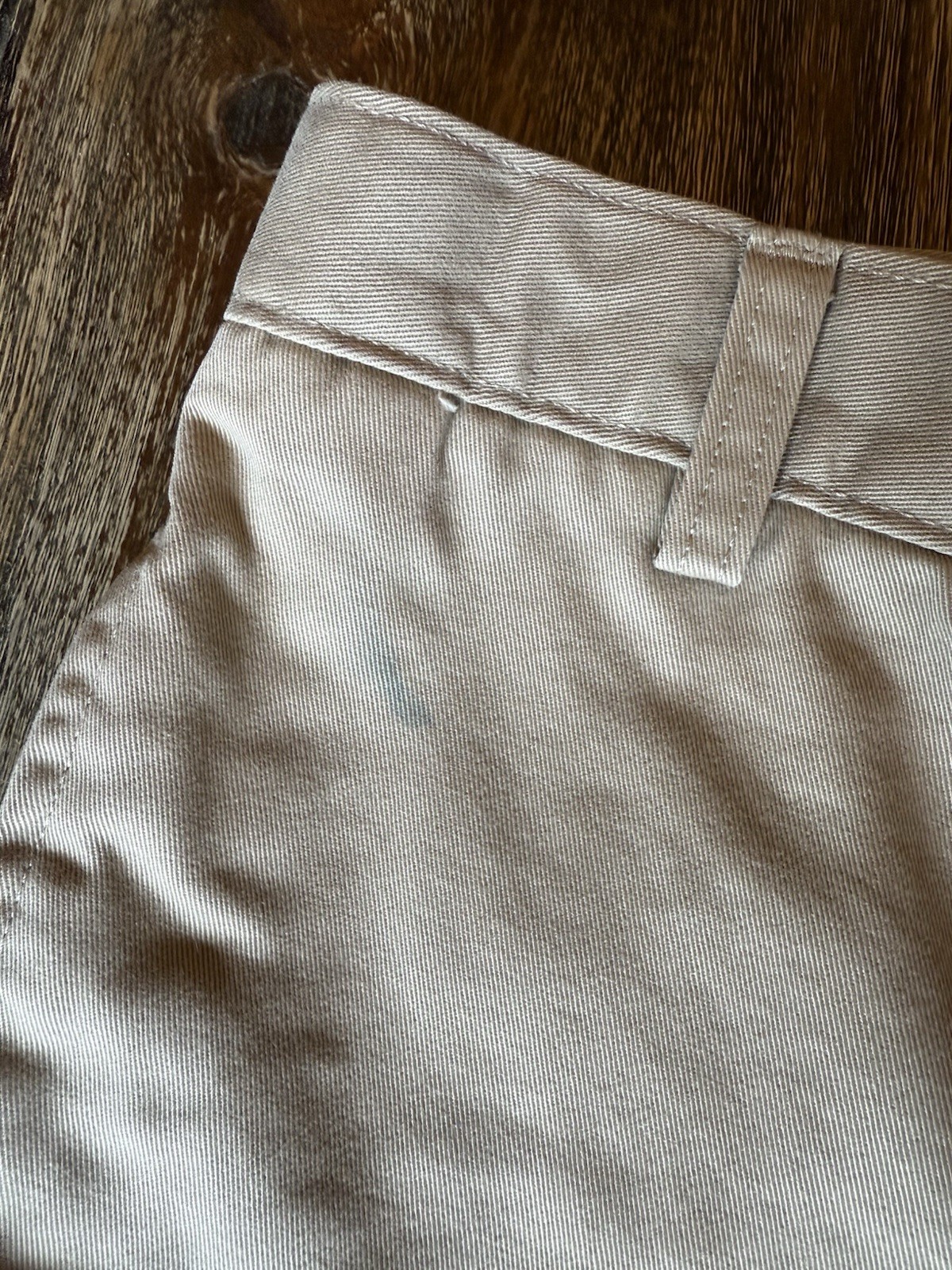 Lands End Boys School Uniform Khaki Chino Shorts Size 14 Stain Resistant New