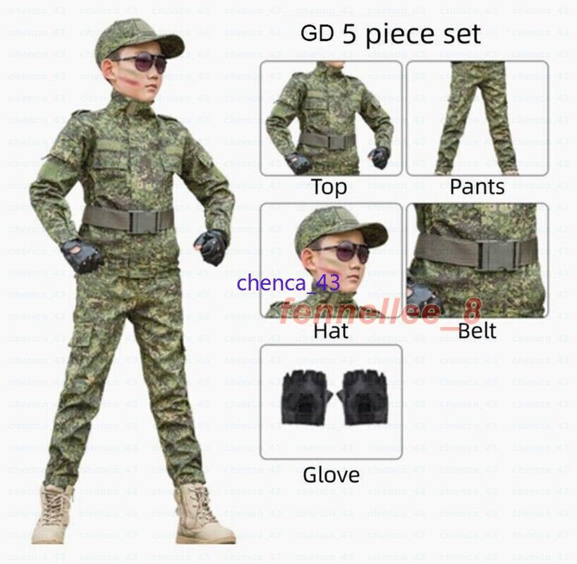 Children’s Spring Autumn Camouflage Suit Special Forces Tactic Training Uniform