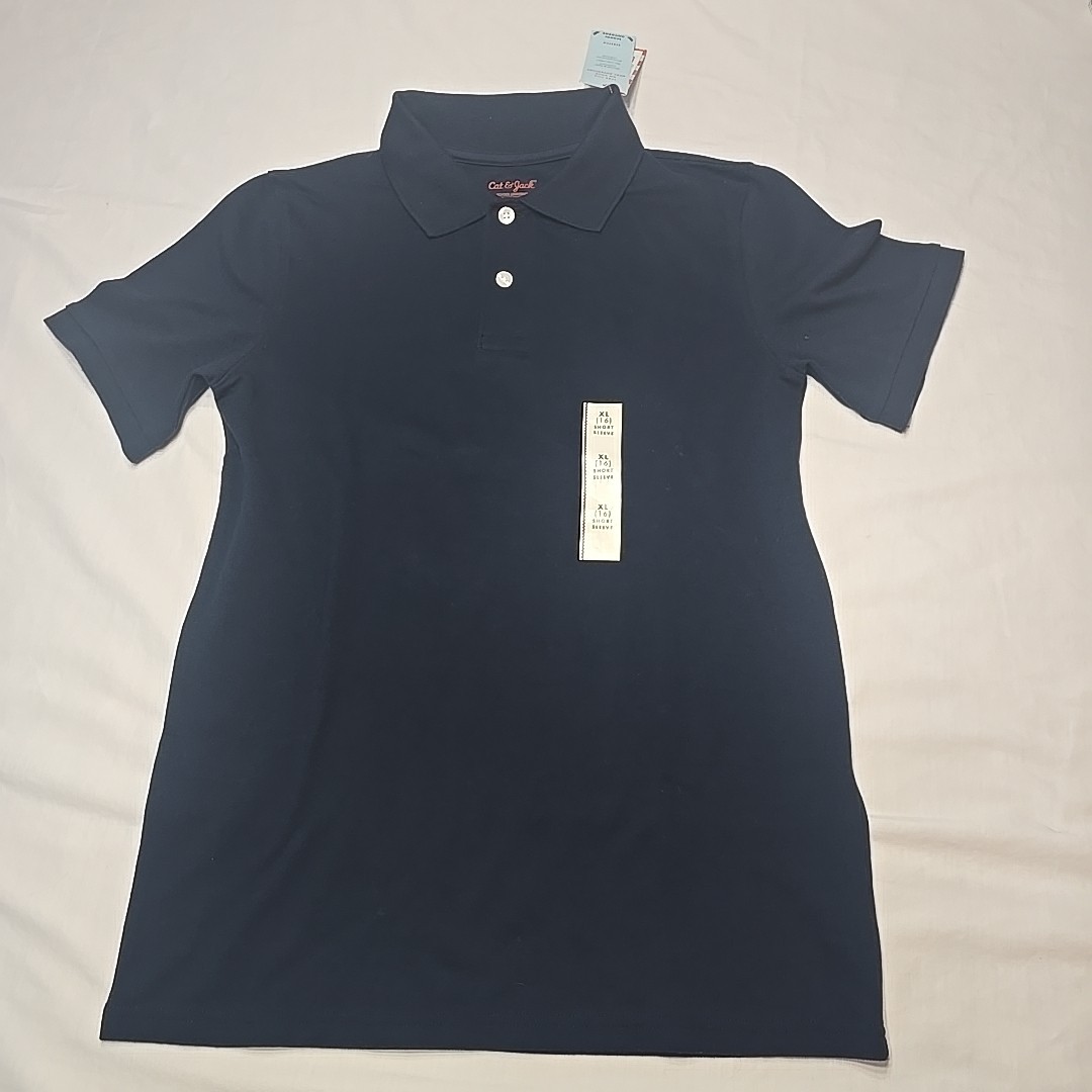 Boys School Uniform Shirt And Pant Set Navy Blue Size 16 NWT