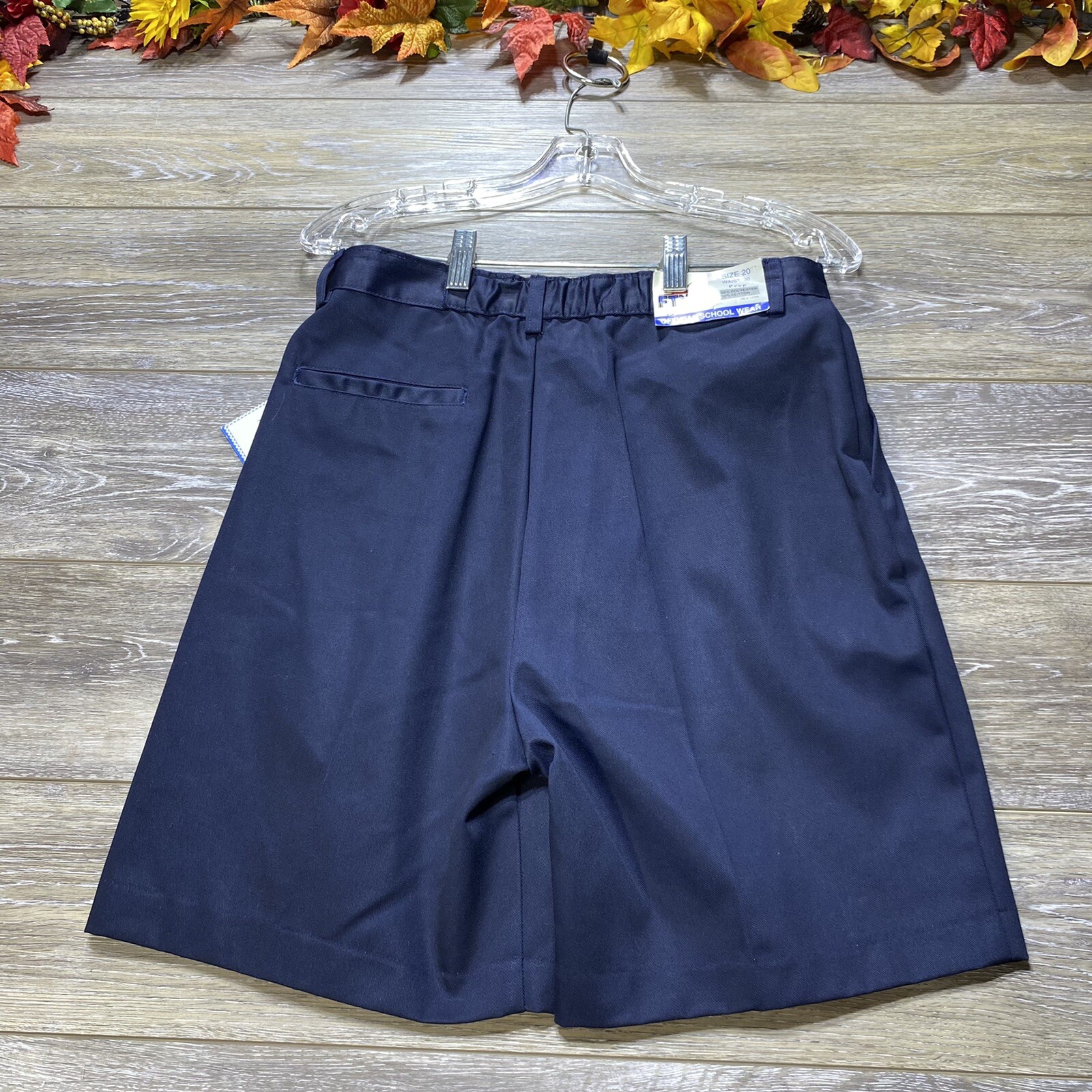 French Toast Shorts Size 20 Boys (30” Waist) NEW WITH TAGS Blue Uniform