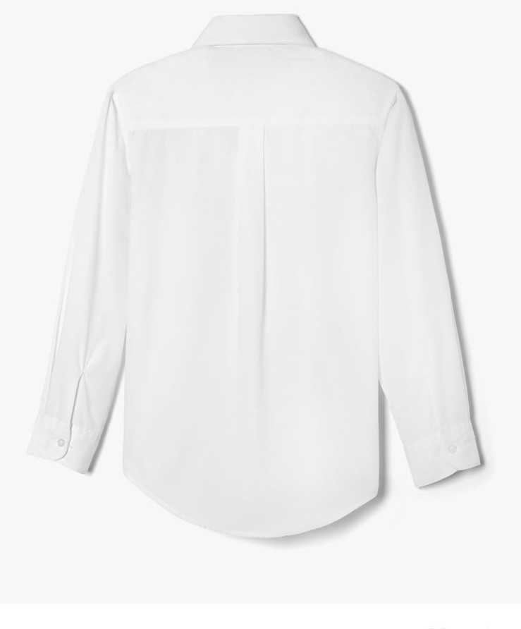 French Toast Boys’ 16 Long Sleeve Dress Button Shirt School White NEW