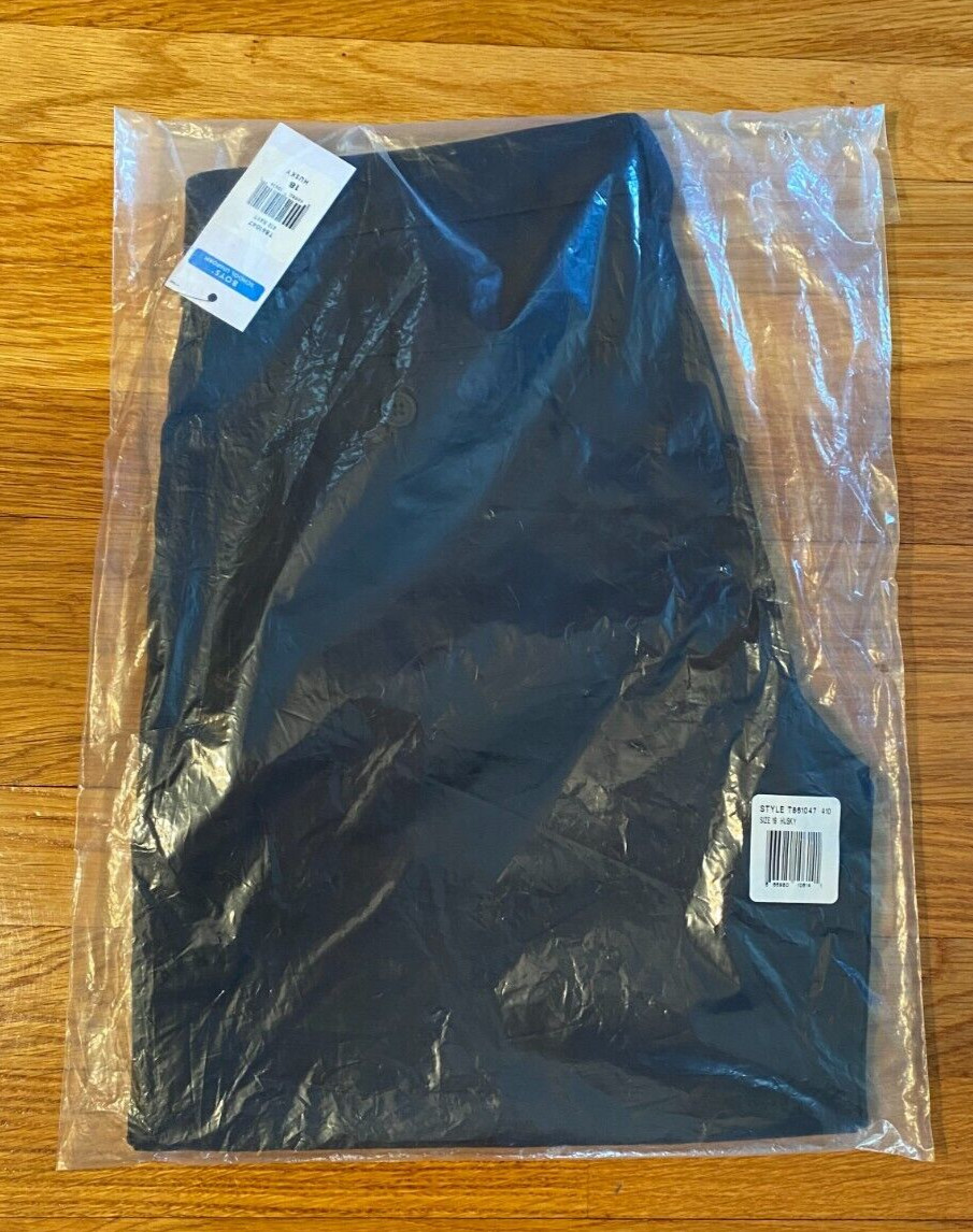 Tommy Hilfiger Boys School Uniform Shorts, Navy Blue Size 18 Husky NEW