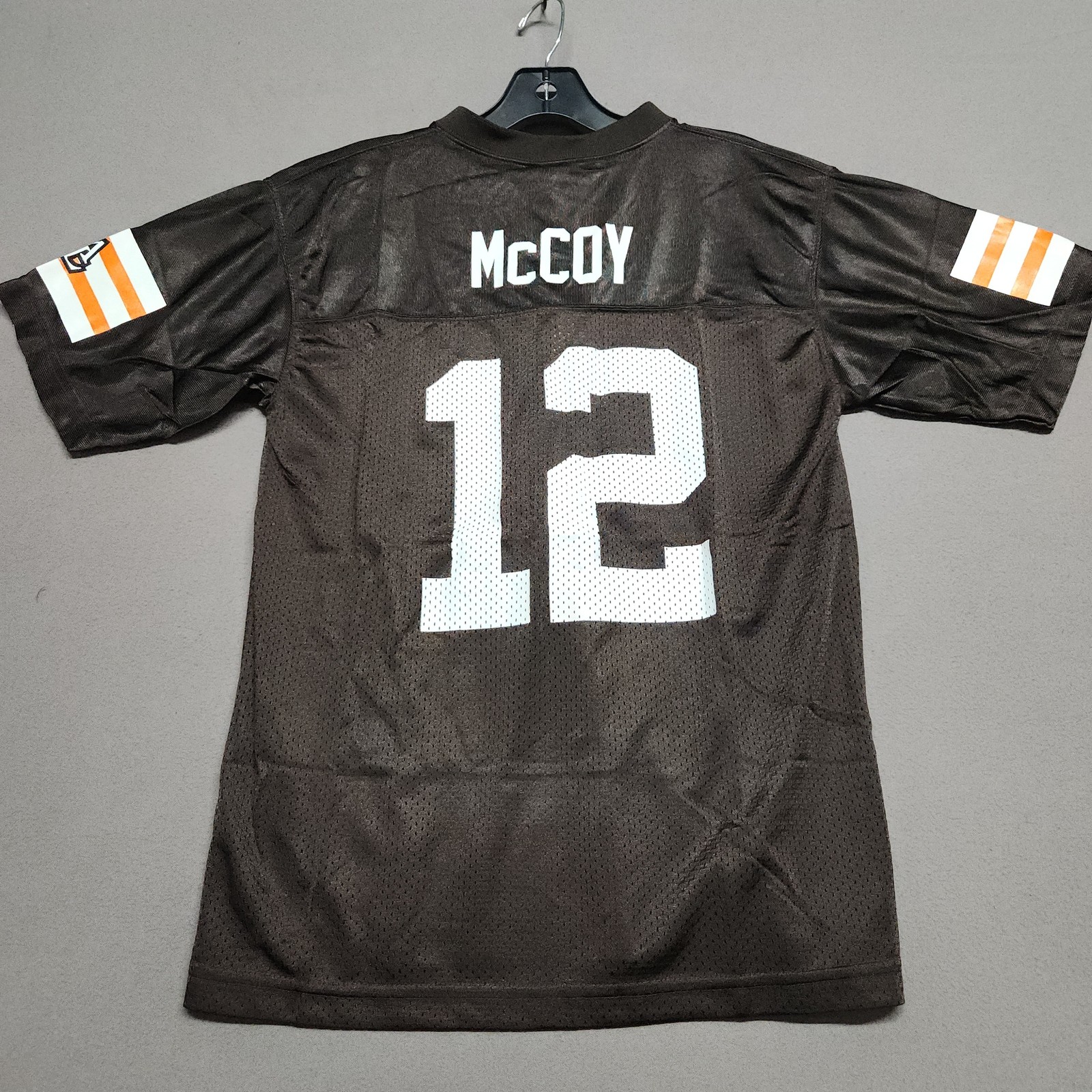 Nfl Colt Mccoy 12 Cleveland Browns Youth L Jersey Nylon Brown 151