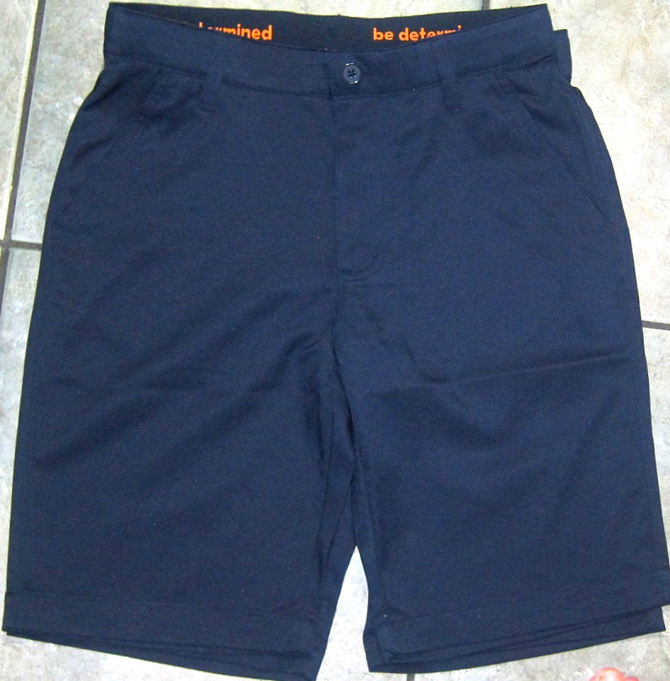 NWT – Lot 2-pk Boys Sz 14 French Toast Uniform Stretch Performance Navy Shorts