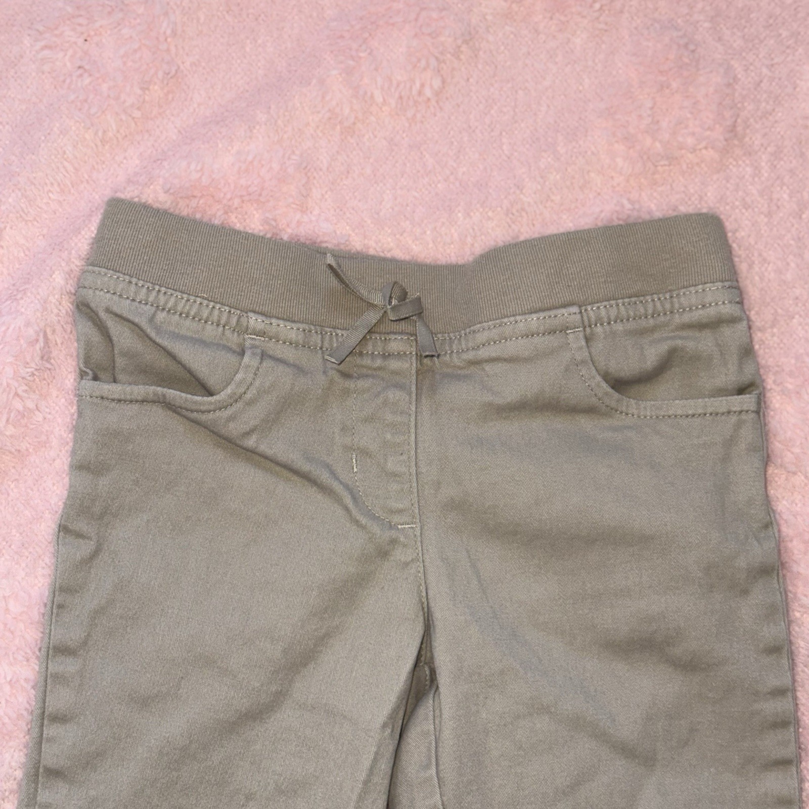 Chaps Kids Unisex Size 6X Tan Khaki School Uniform Cargo Shorts