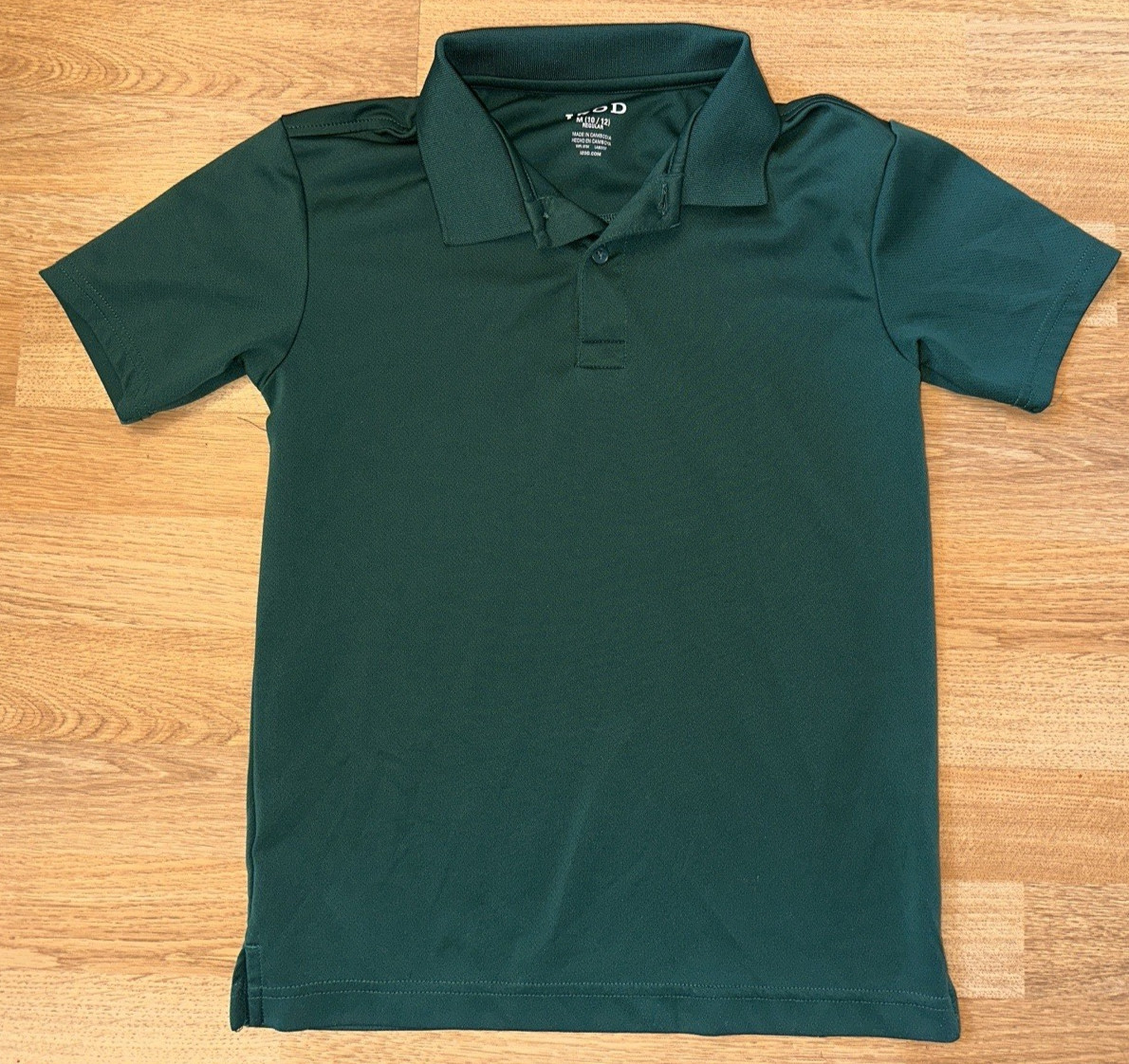 Lot of 2 IZOD Green & Navy Polo School Uniform Performance Shirts – Size M 10/12