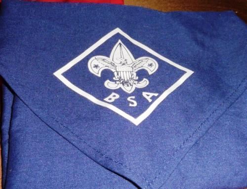 BOY SCOUT BSA OFFICIAL UNIFORM VARIOUS COLORS NECKERCHIEF MADE IN USA MENS GIFT
