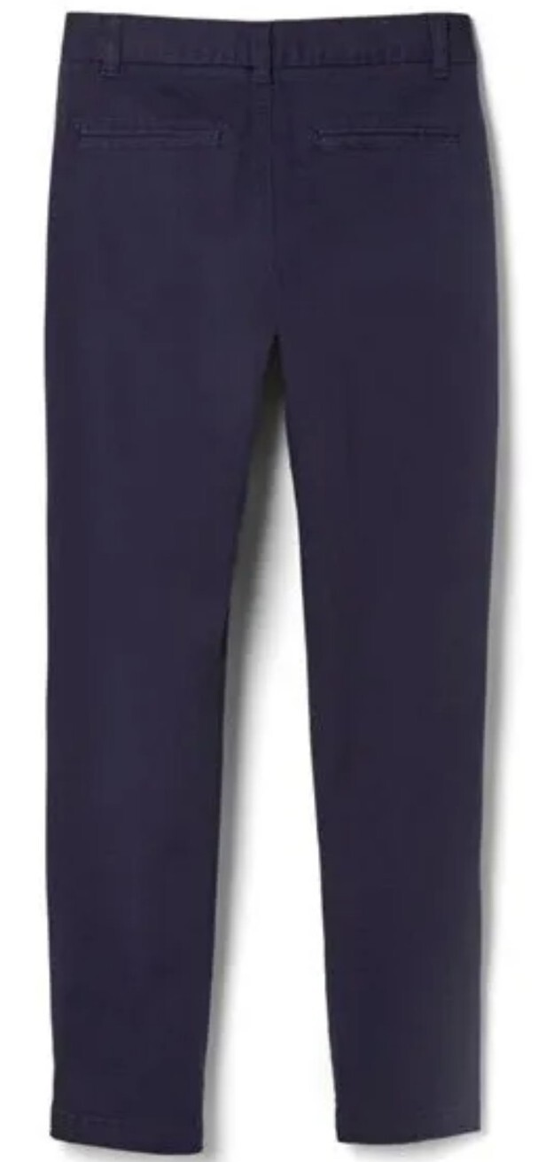 2 Pack French Toast Straight Fit Navy Pants adjustabl Waist School wear Size 5