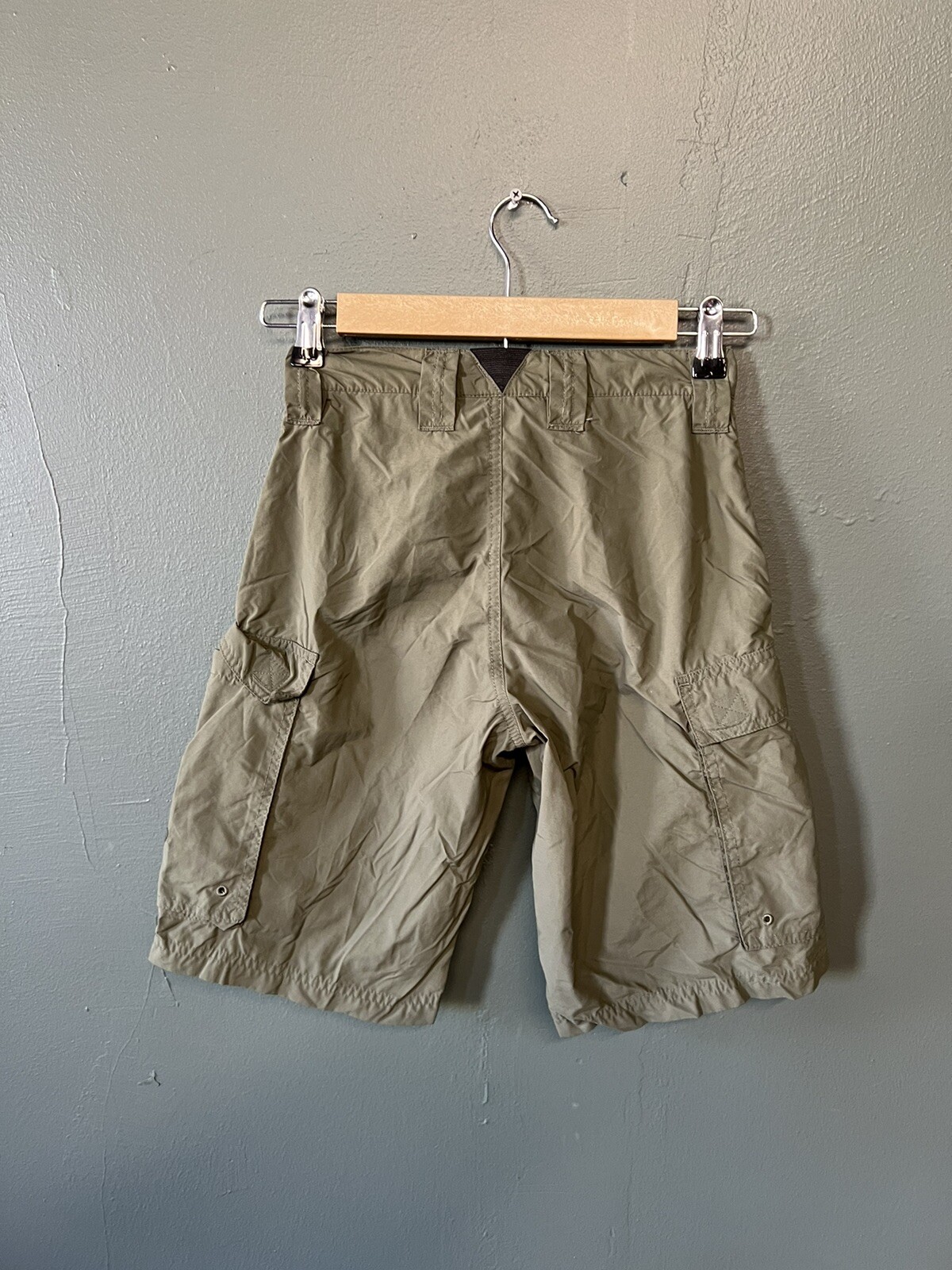 Boys Scout Of America Uniform Canvas Shorts Green Cargo Cotton Youth Large