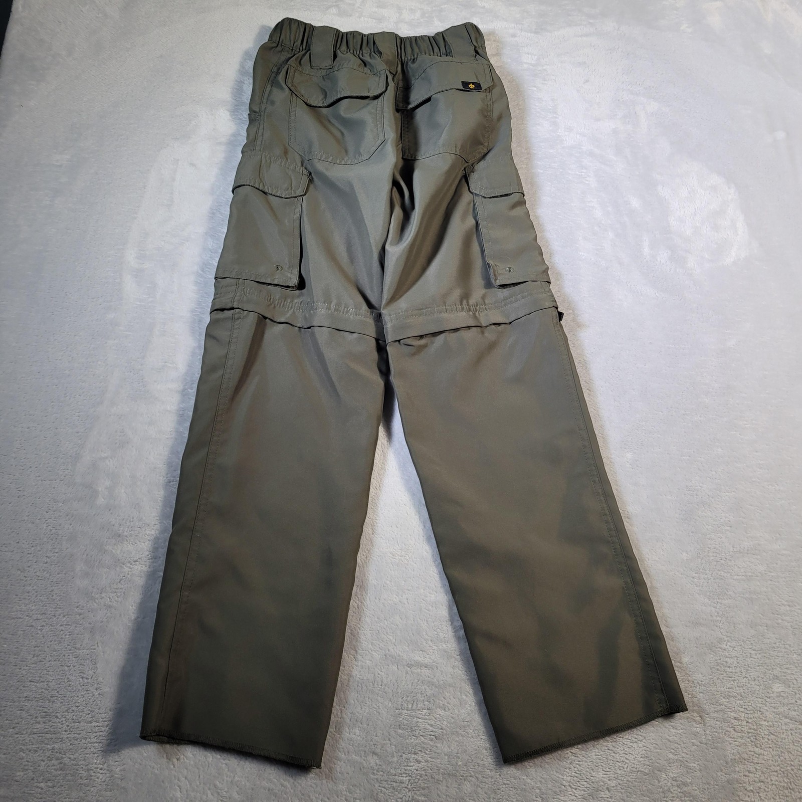 Boy Scouts Of America Pants Youth S Green Uniform Switchbacks Cargo Unhemmed