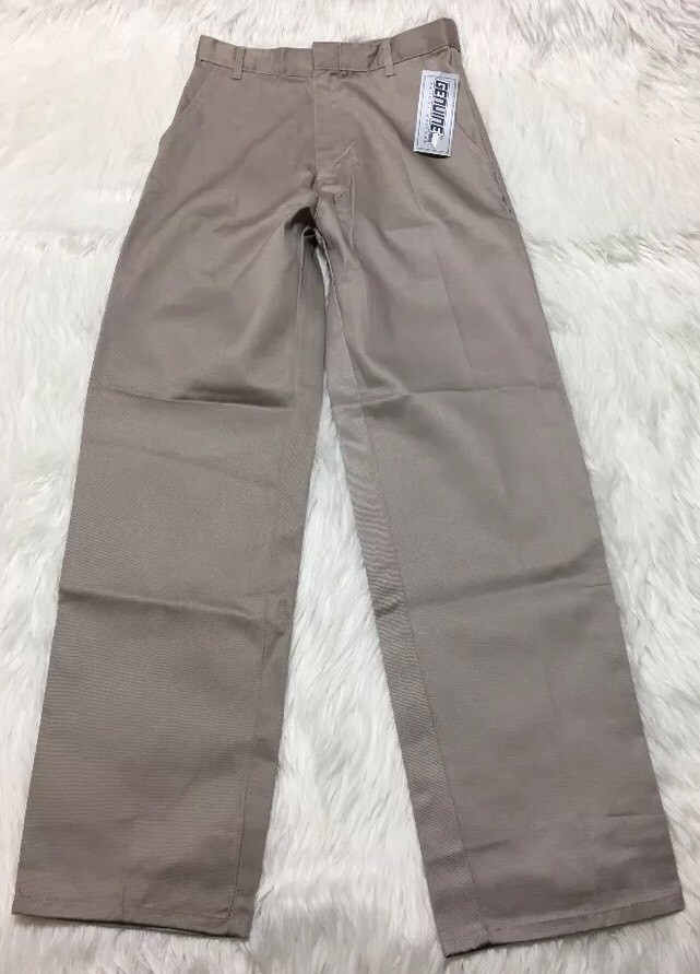 Genuine School Uniform Khaki Pants Boys Size 16 NWT
