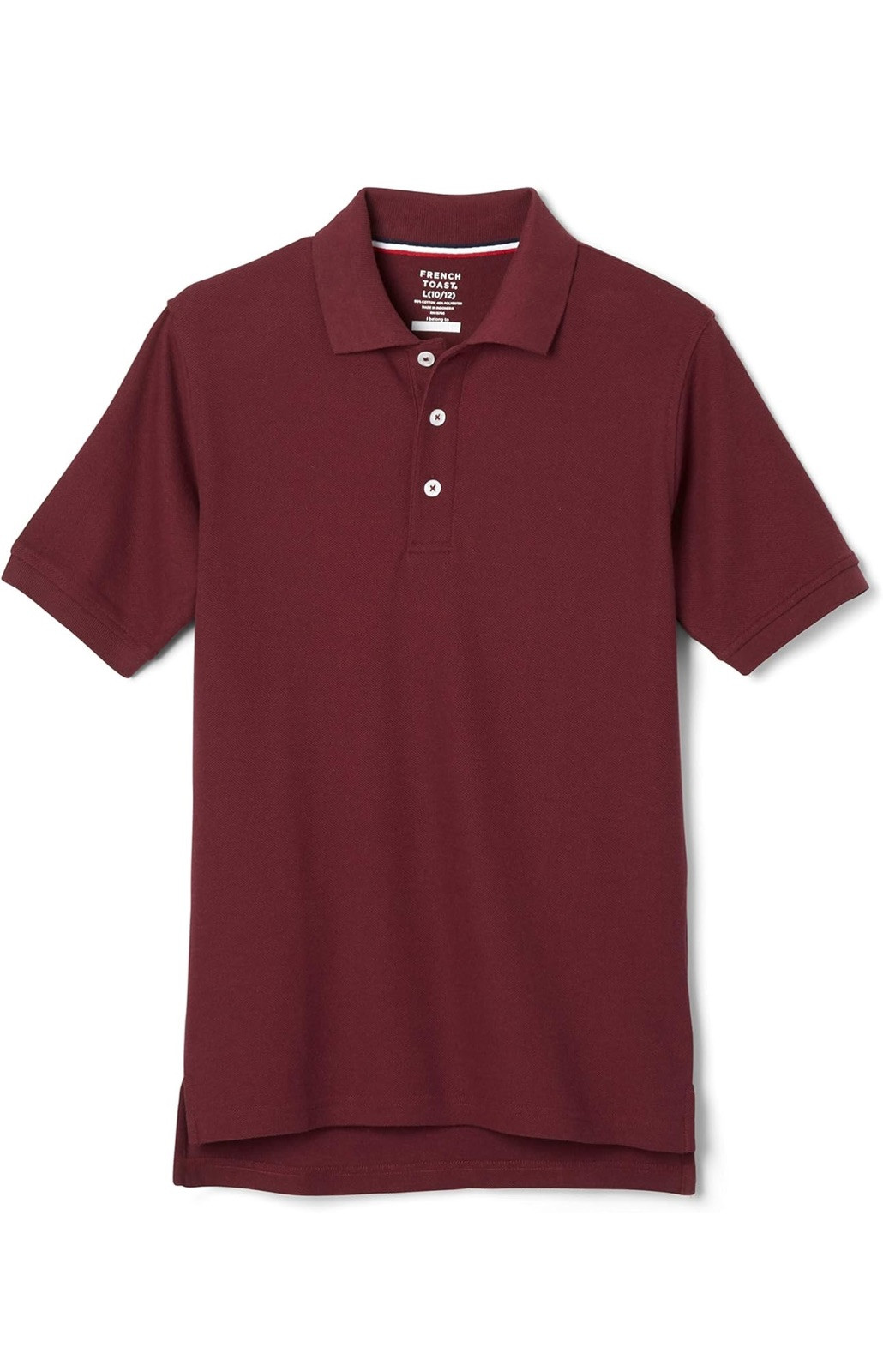7 PACK French Toast Boys’ Short Sleeve Pique Polo Uniform Shirt (7 Pack) Size 4T