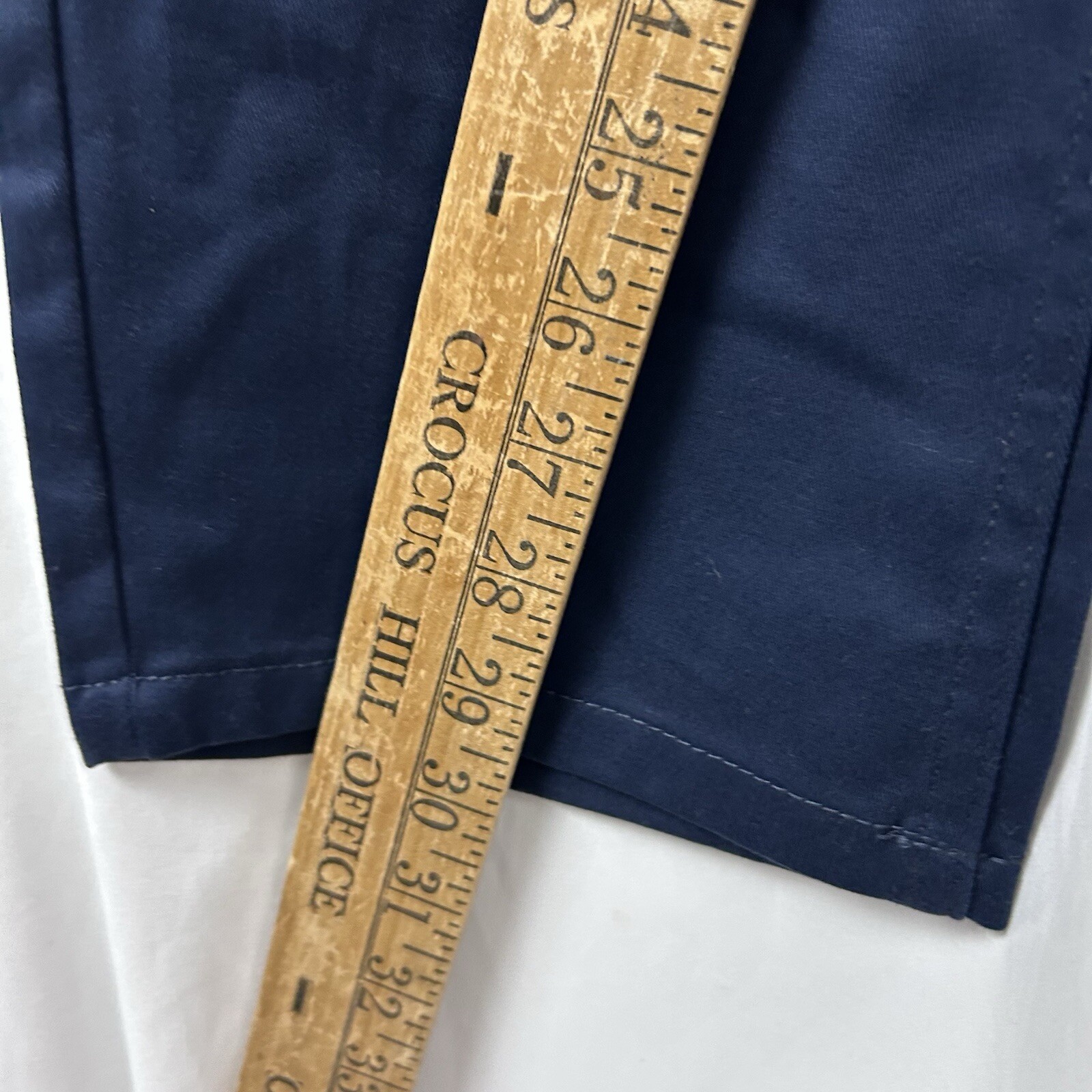 Nautica Boys 16 Husky Navy School Uniform Reinforced Knee Extensible NWT