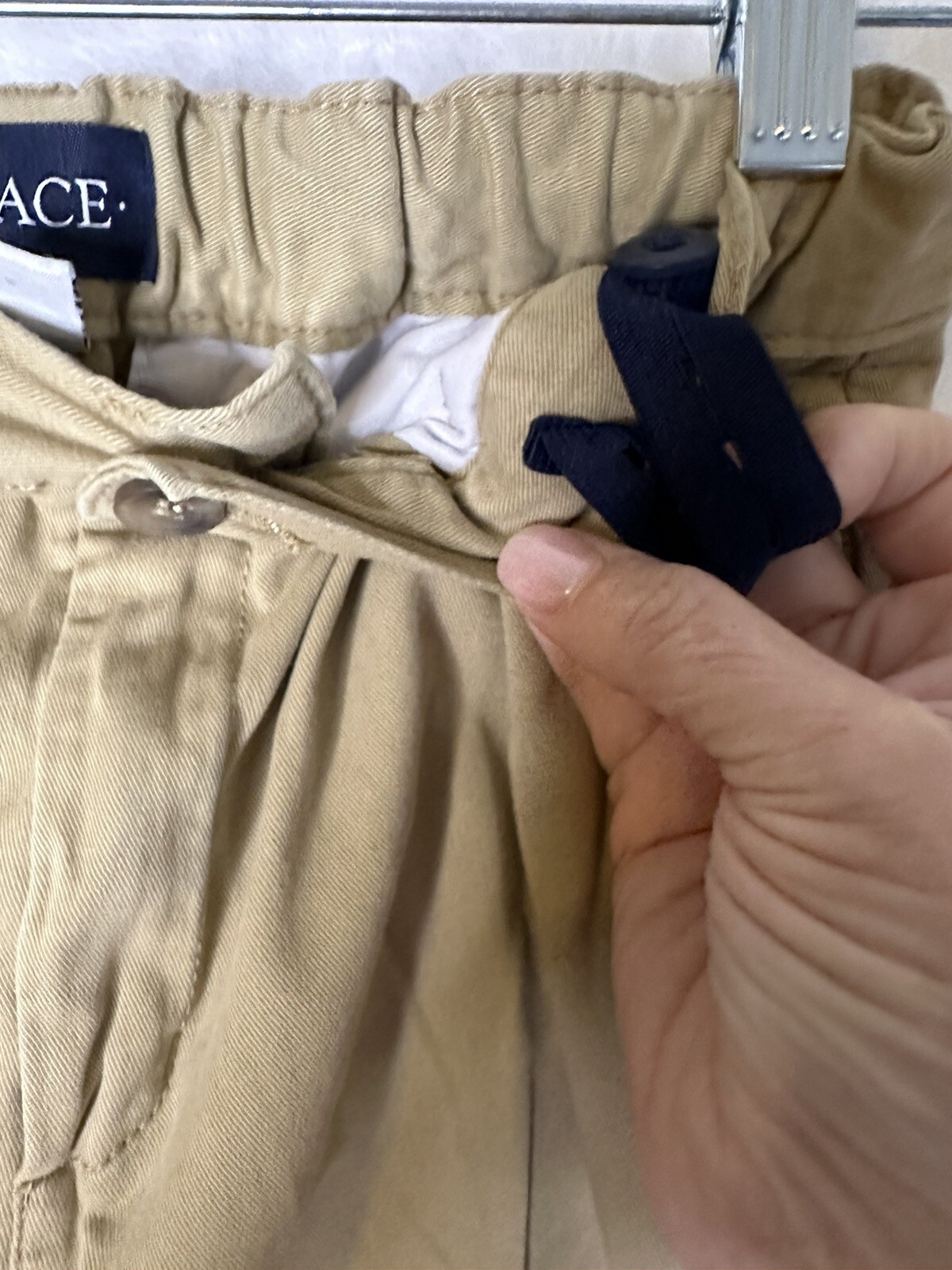 Place AND French Toast Khaki Pants Boys Size 12 & 12 Slim Both Adjustable 2 Pair