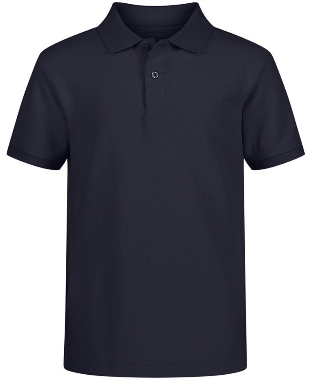 Nautica Little Boys Uniform Stretch Double Piqué Polo Shirt Navy Large (6) NWT