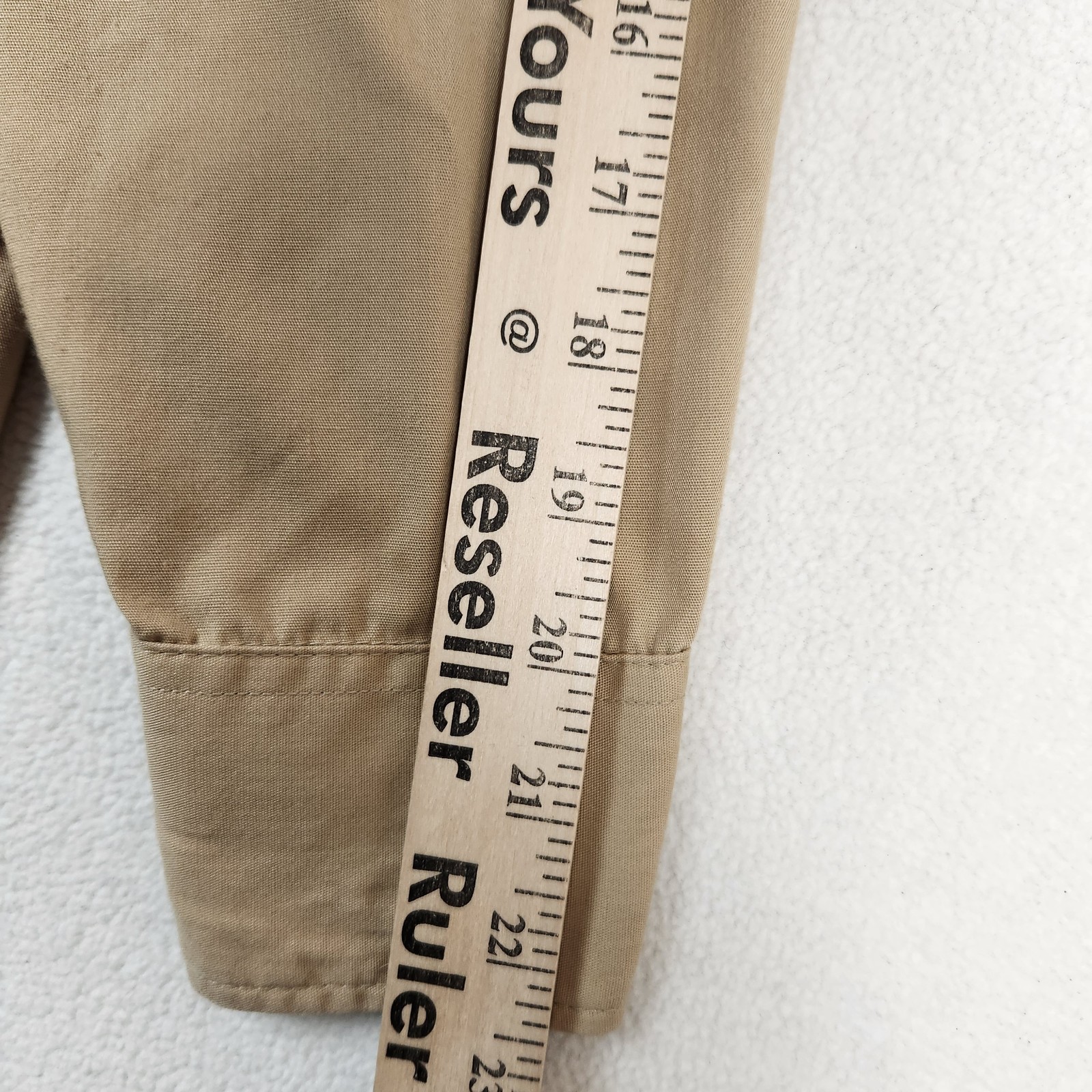 Vintage Boy Scouts of America Shirt Youth Large Tan Long Sleeve Uniform USA 90s