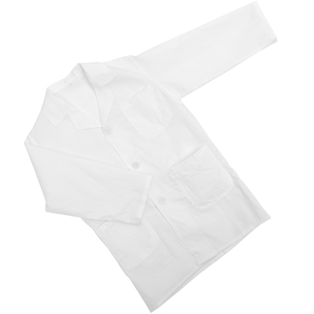 White Lab Coat for Kids Scientist Costume Toddler Science Doctors